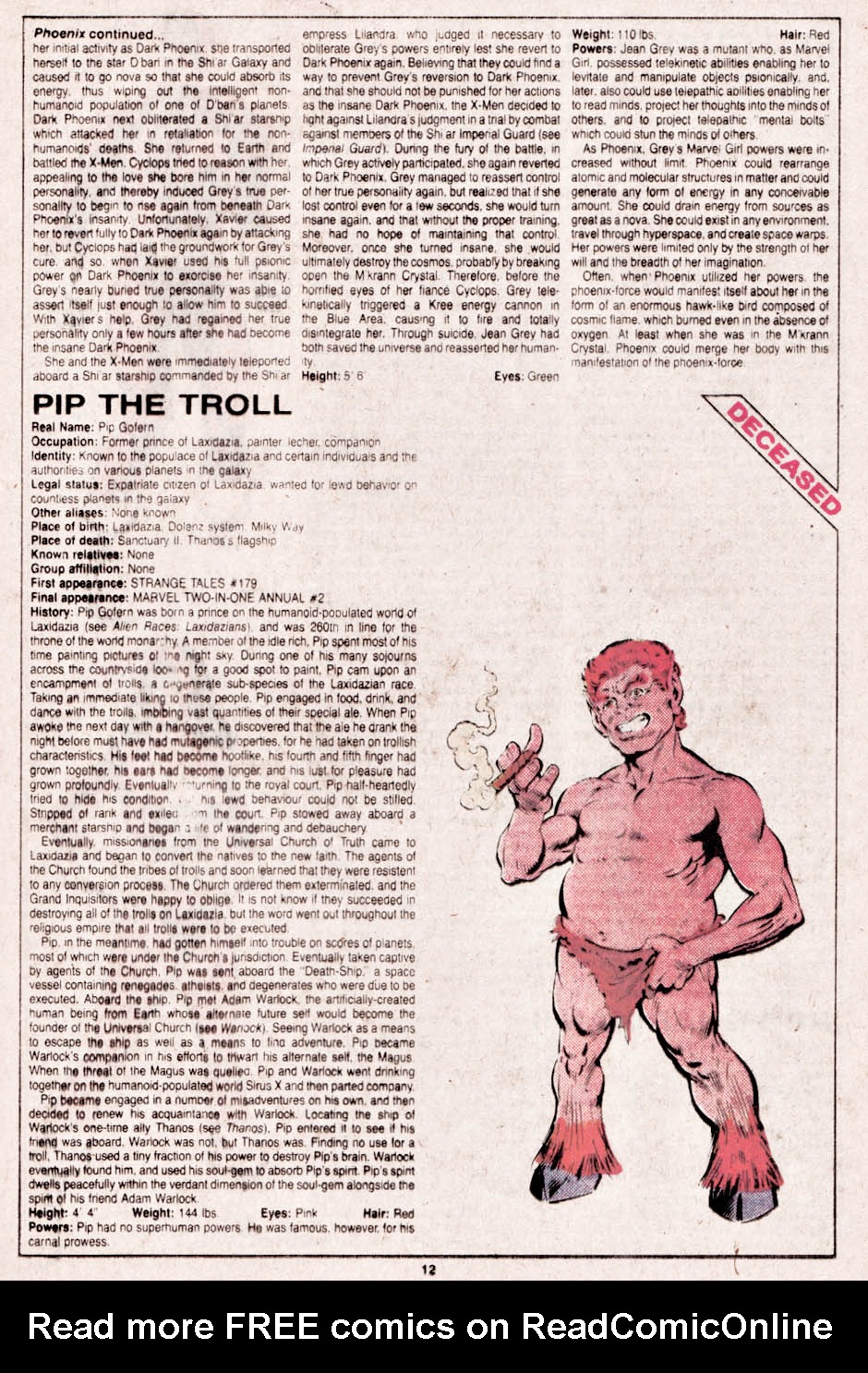 The Official Handbook of the Marvel Universe issue 14 - Page 13