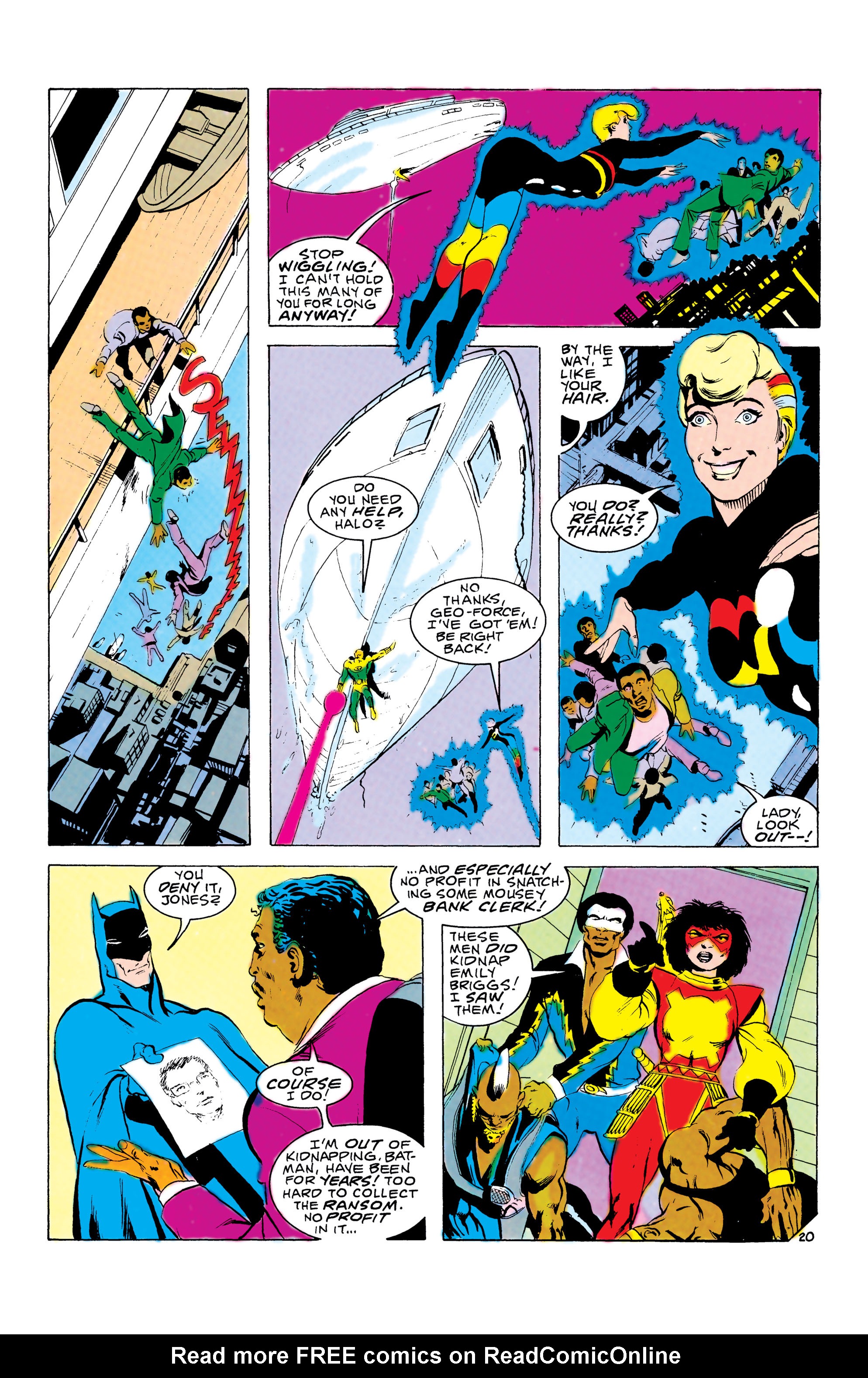 Read online Batman and the Outsiders (1983) comic -  Issue #28 - 20