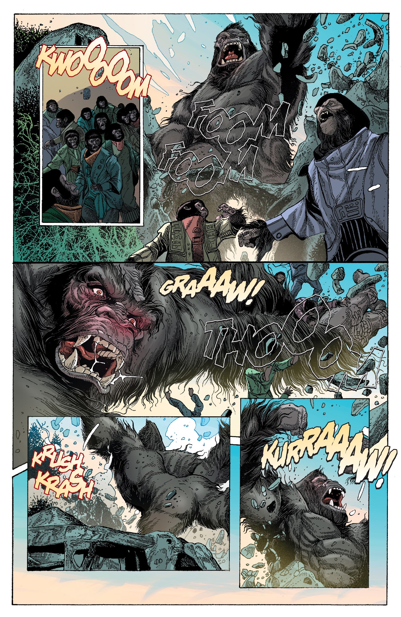 Read online Kong on the Planet of the Apes comic -  Issue #5 - 14