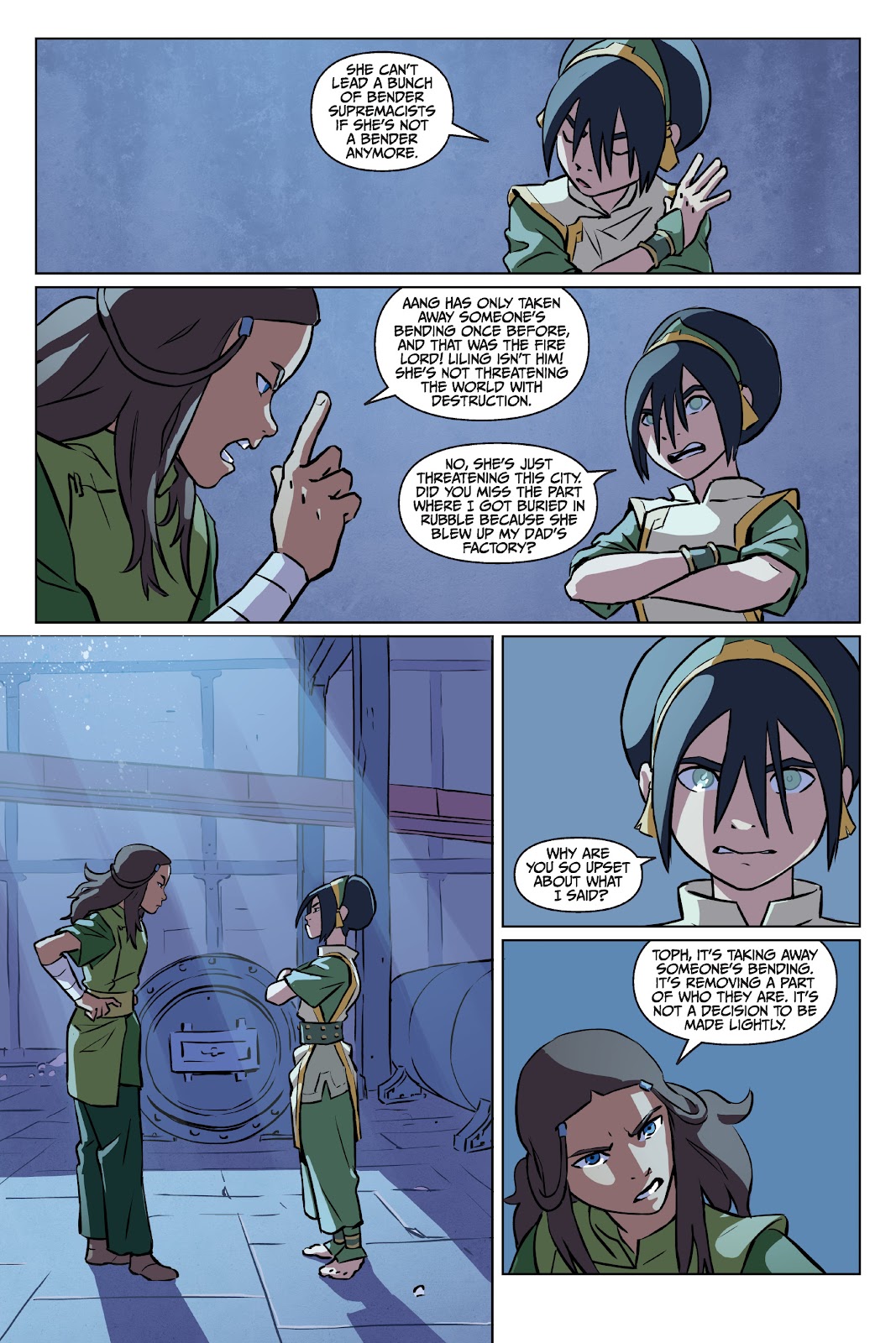Read online Nickelodeon Avatar: The Last Airbender - Imbalance comic -  Issue # TPB 3 - 7