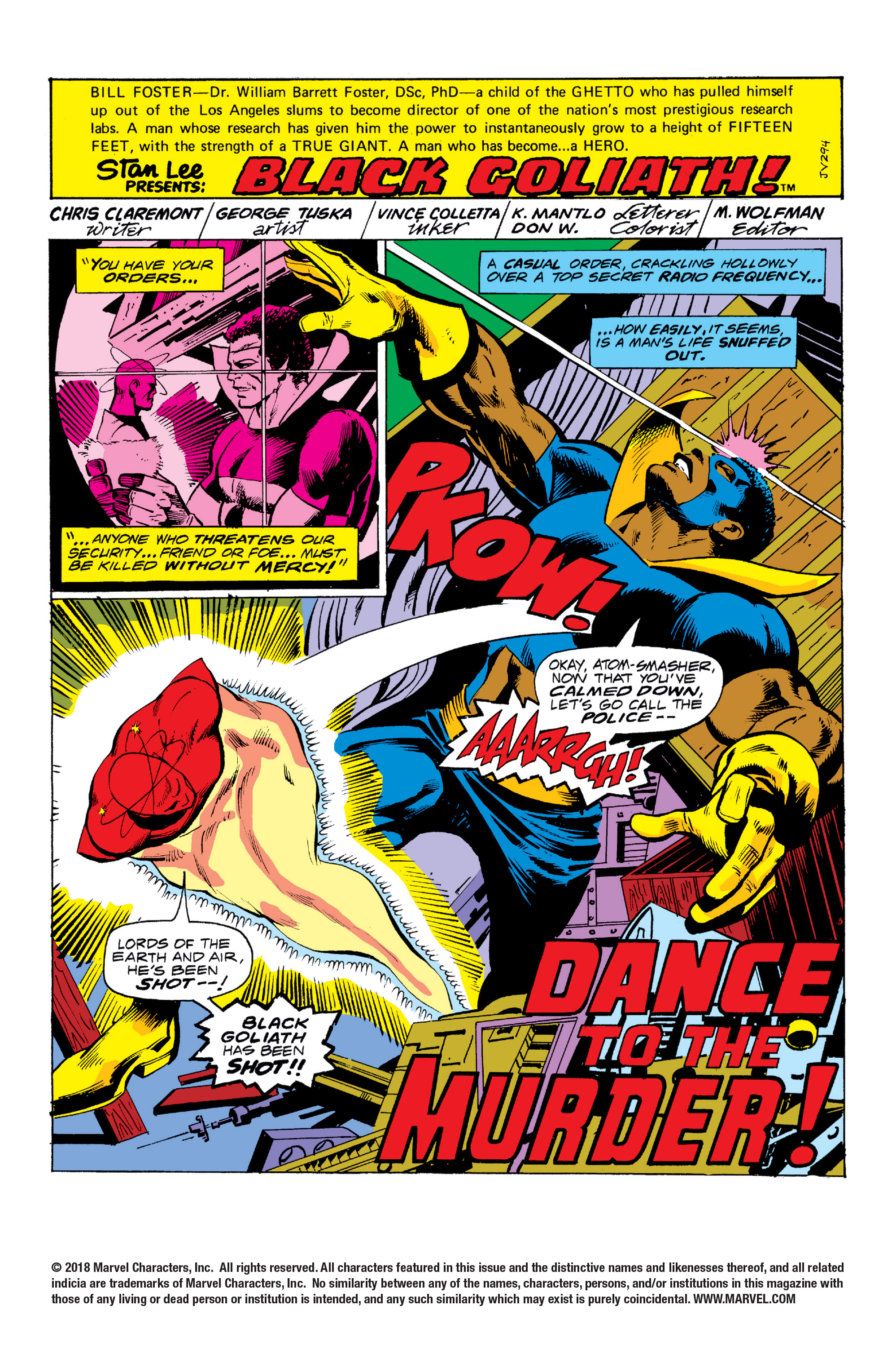 Read online Black Goliath comic -  Issue #3 - 2