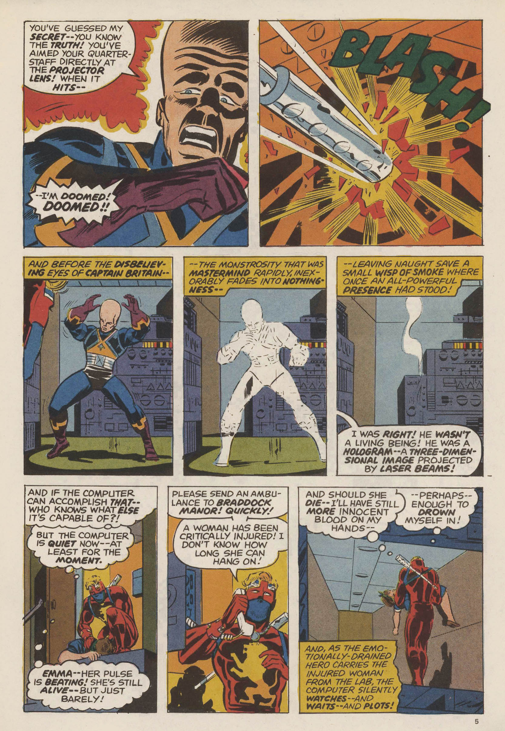 Read online Captain Britain (1976) comic -  Issue #15 - 5