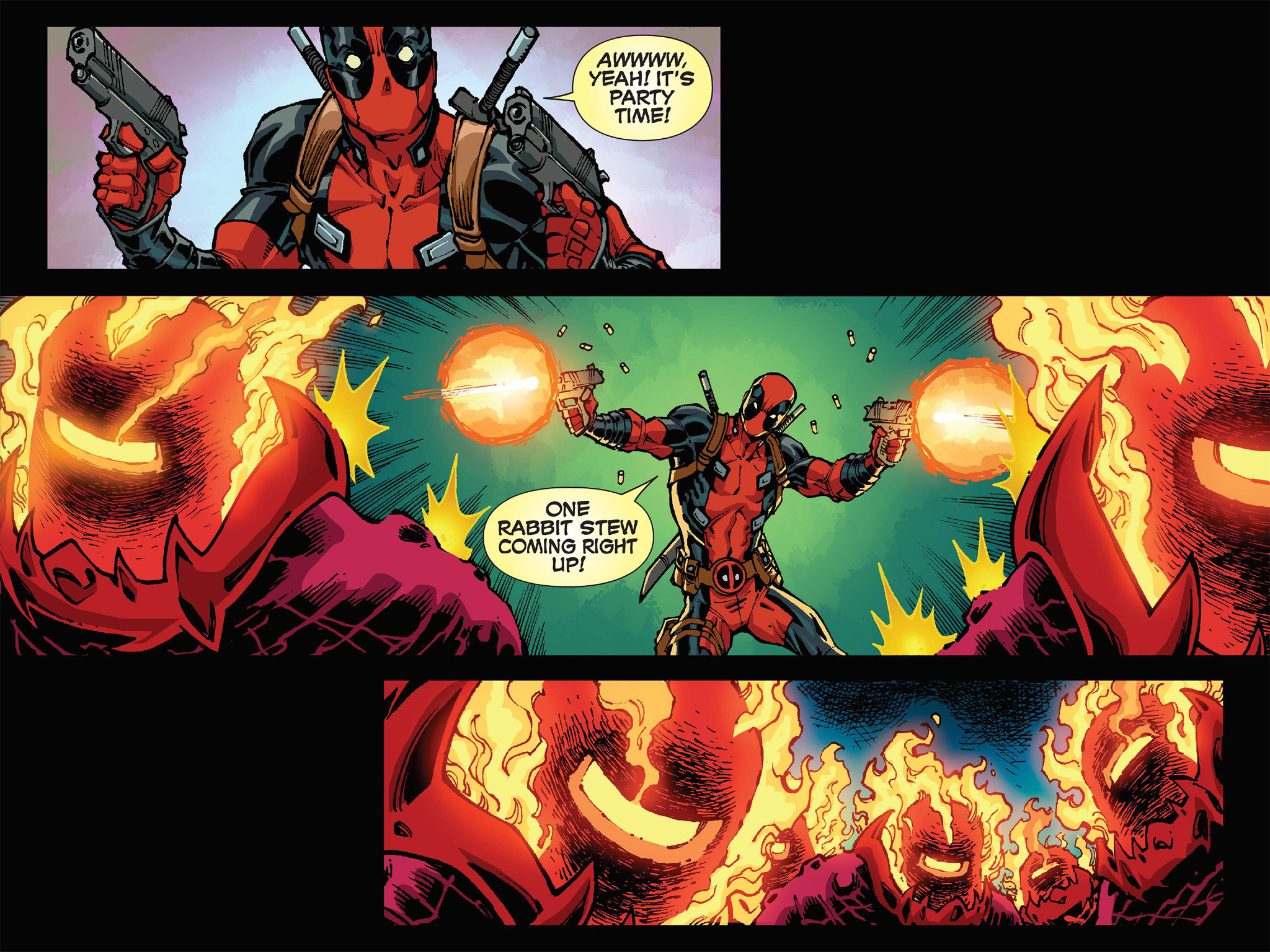 Read online Deadpool: Too Soon? Infinite Comic comic -  Issue #5 - 35