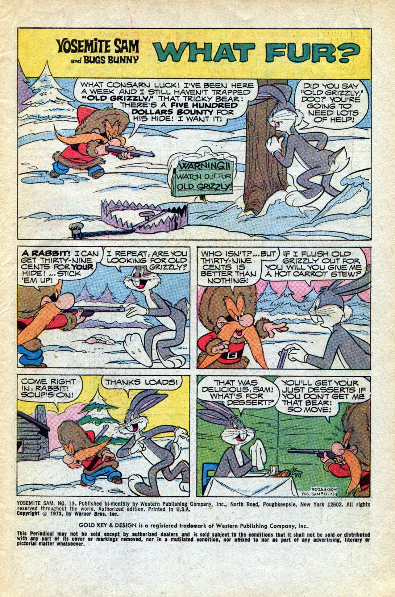 Read online Yosemite Sam and Bugs Bunny comic -  Issue #13 - 3