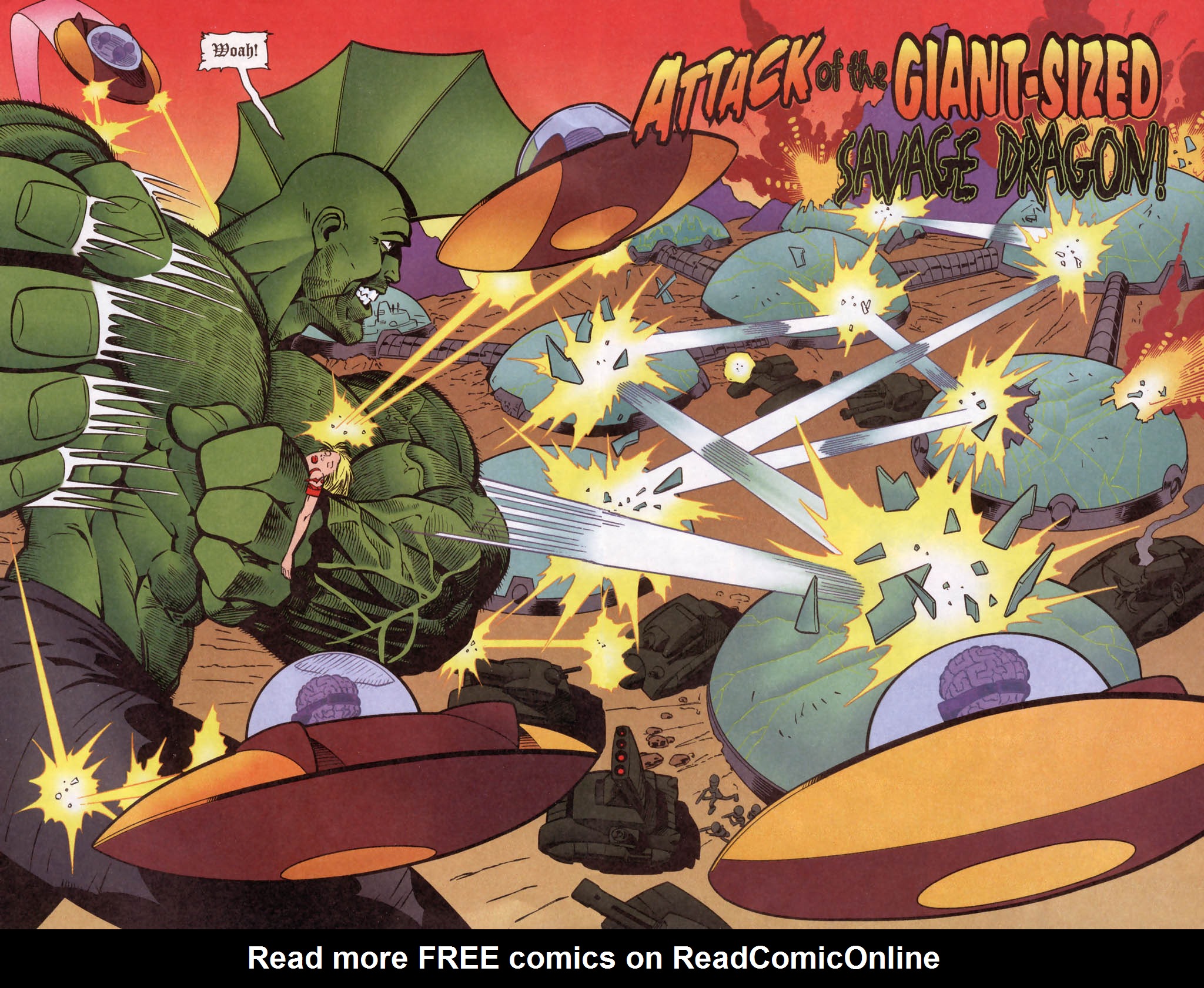 Read online Mars Attacks The Savage Dragon comic -  Issue #3 - 4