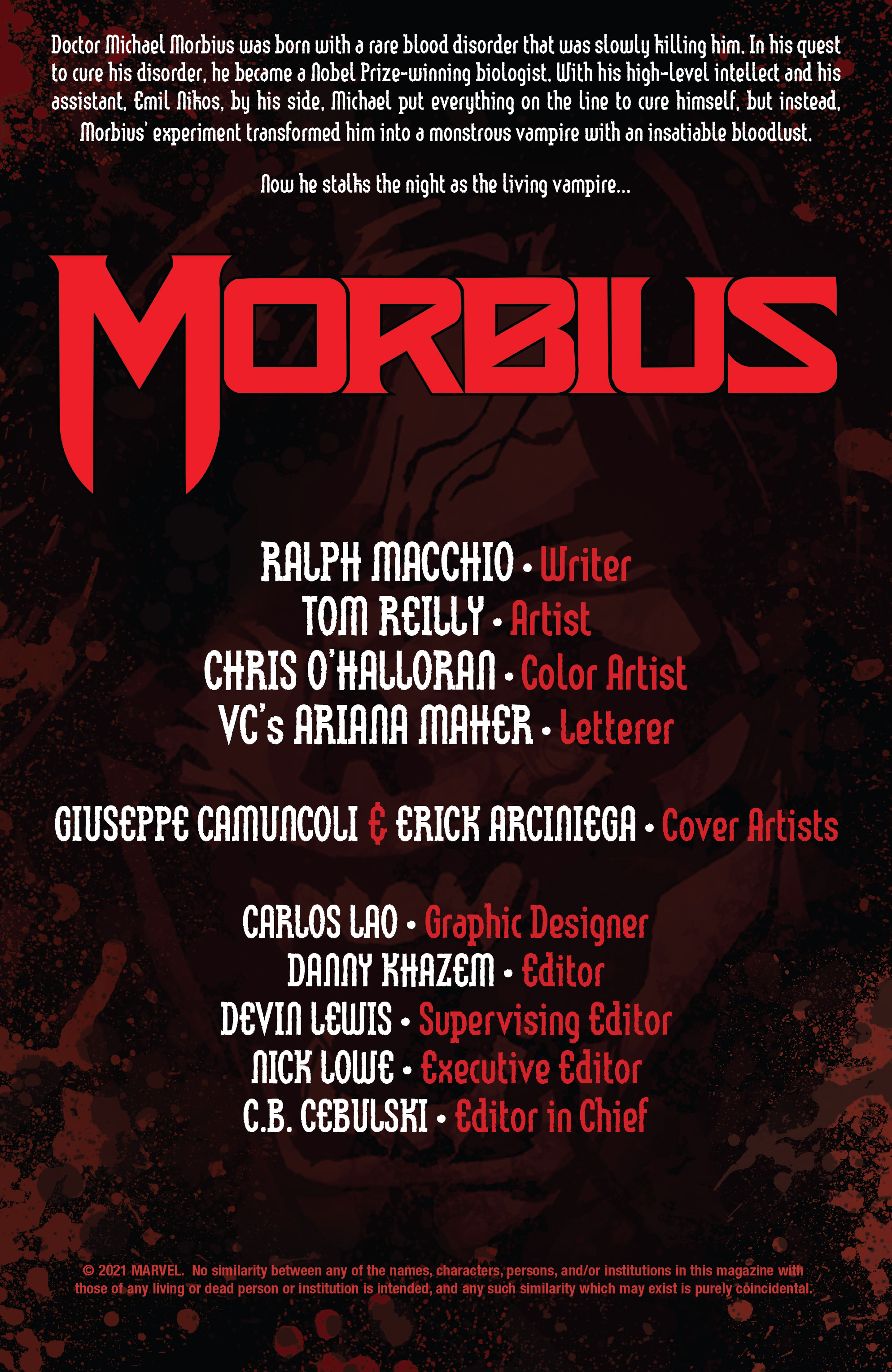 Read online Morbius: Bond Of Blood comic -  Issue #1 - 23