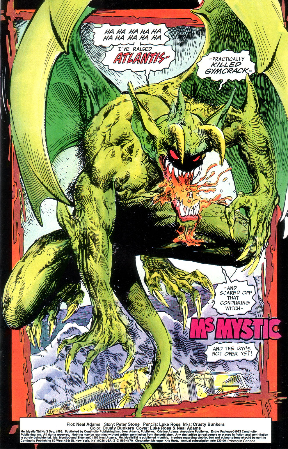 Read online Ms. Mystic (1993) comic -  Issue #3 - 3