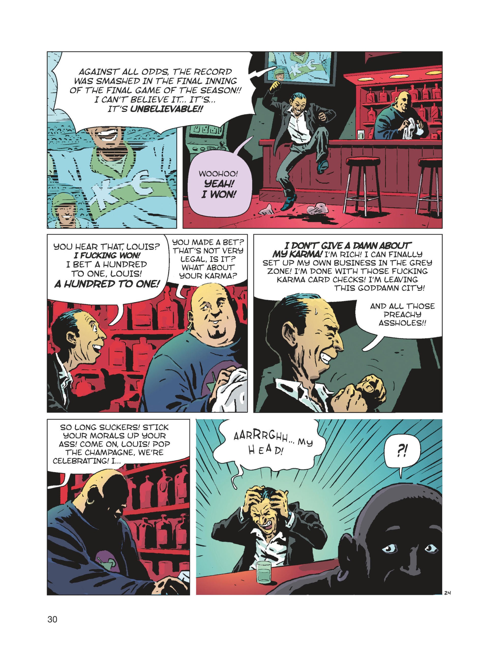 Read online Karma City comic -  Issue #1 - 30