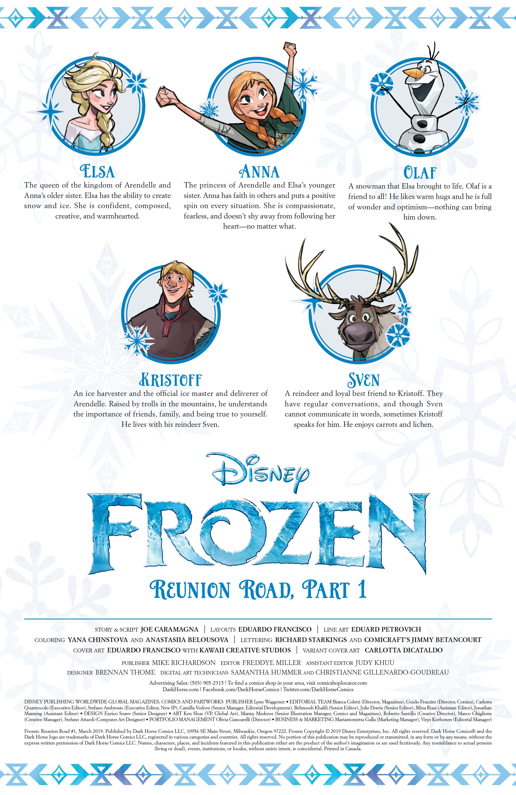 Read online Disney Frozen: Reunion Road comic -  Issue #1 - 2