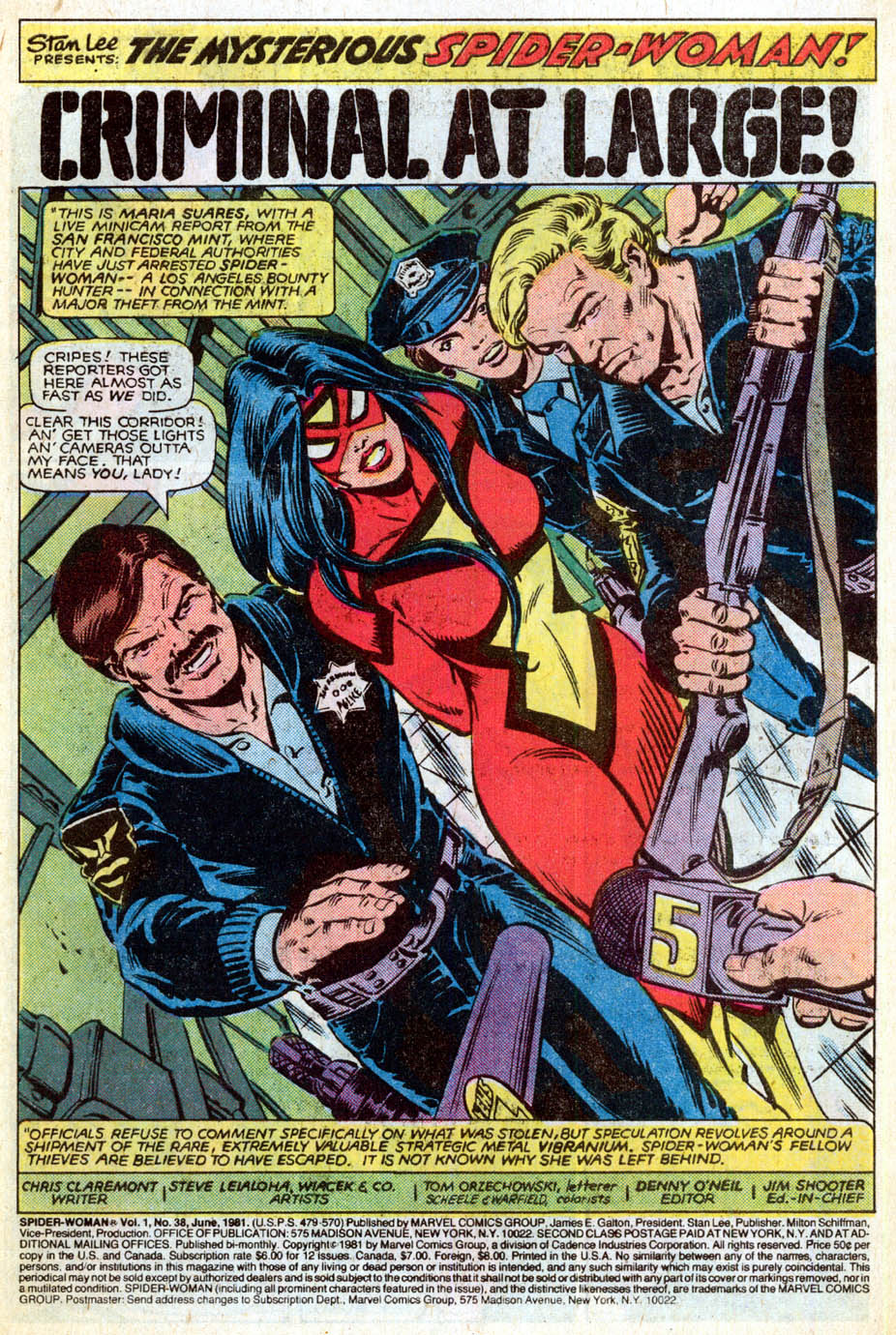 Read online Spider-Woman (1978) comic -  Issue #38 - 2
