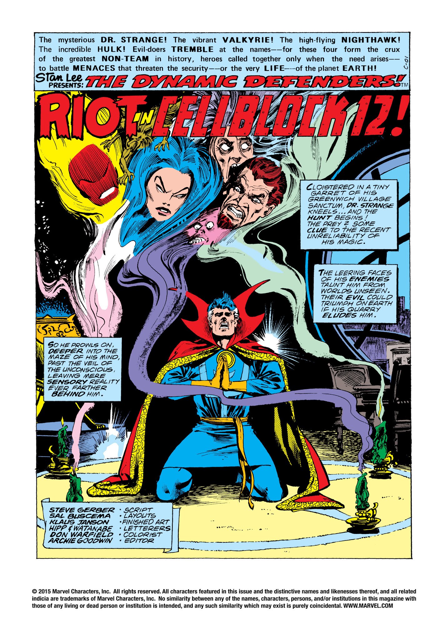 Read online Marvel Masterworks: The Defenders comic -  Issue # TPB 5 (Part 2) - 54