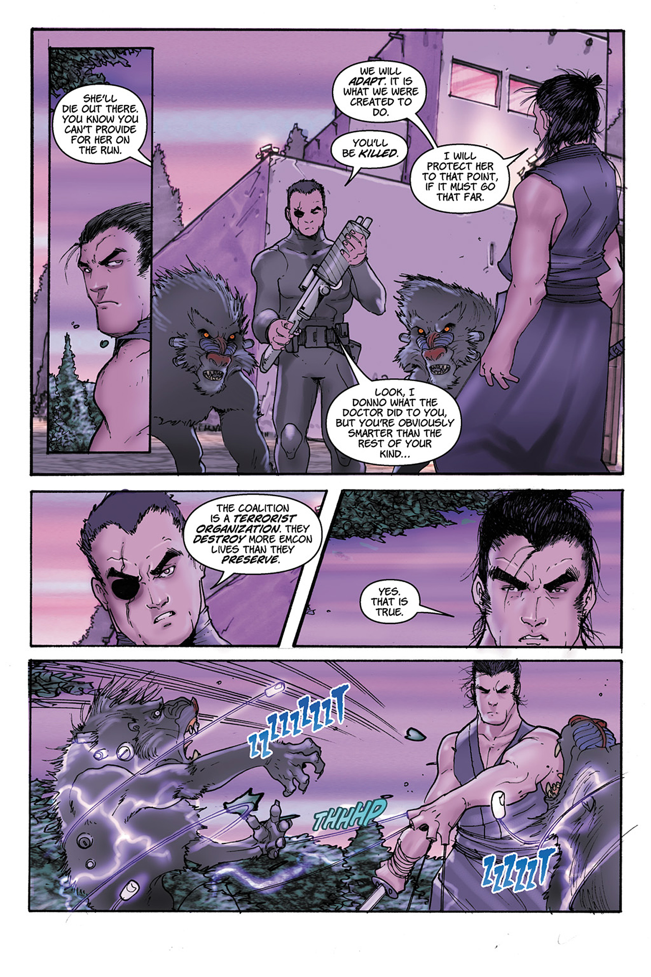 Read online Lone Wolf 2100 comic -  Issue # TPB 1 - 100