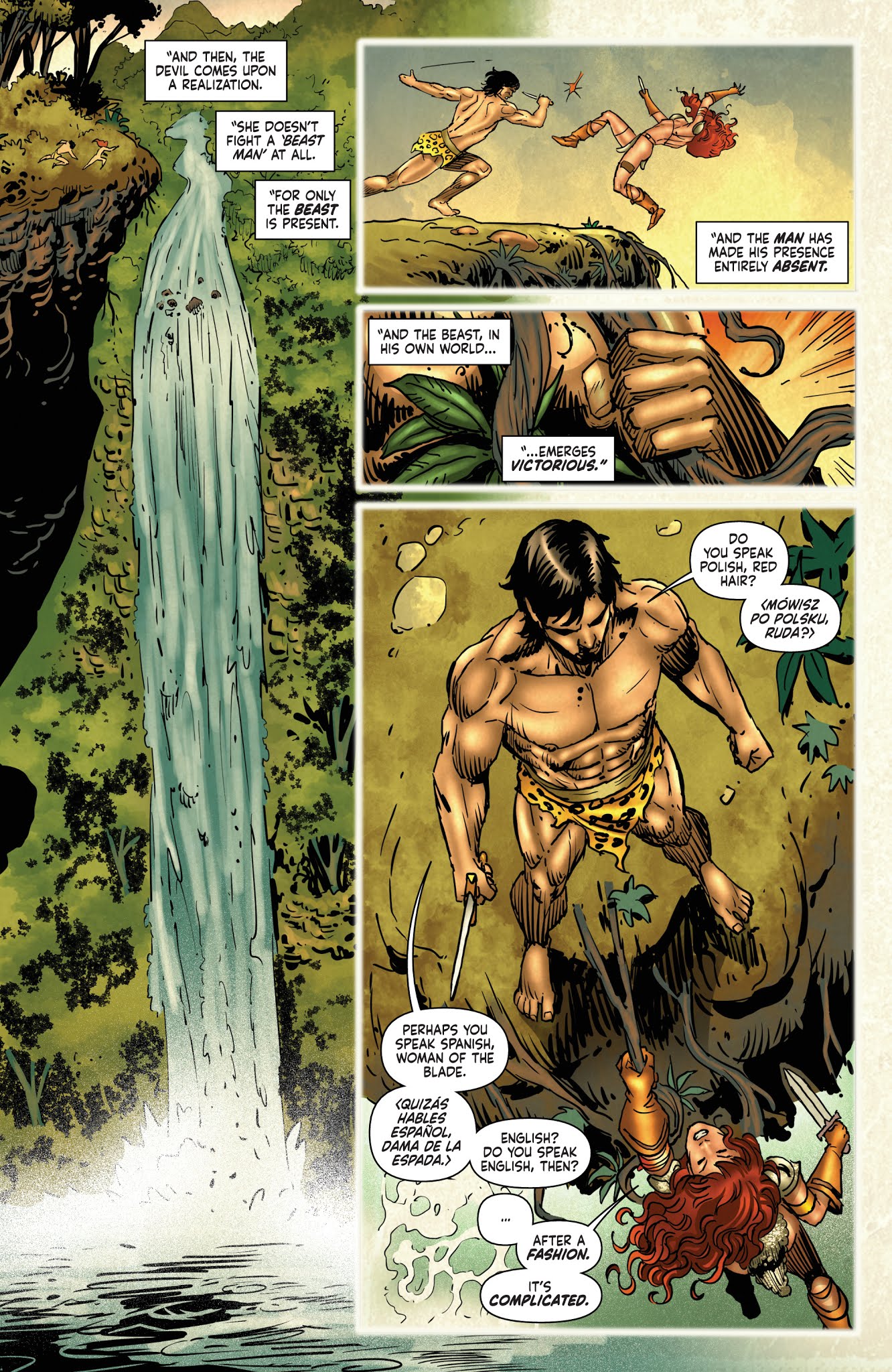 Read online Red Sonja/Tarzan comic -  Issue #2 - 20