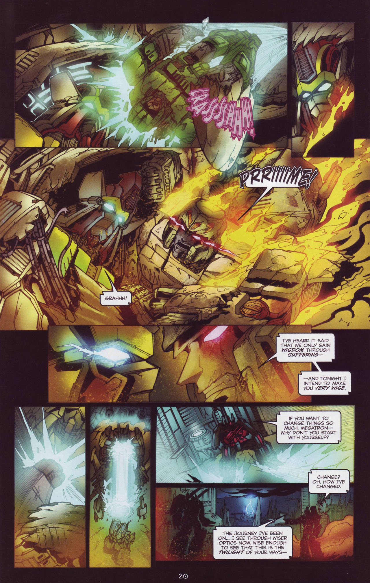 Read online The Transformers Megatron Origin comic -  Issue #4 - 23