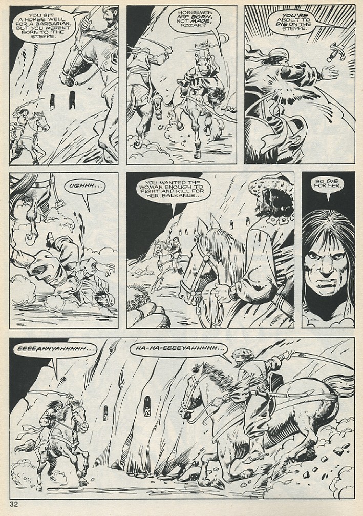 Read online The Savage Sword Of Conan comic -  Issue #131 - 32