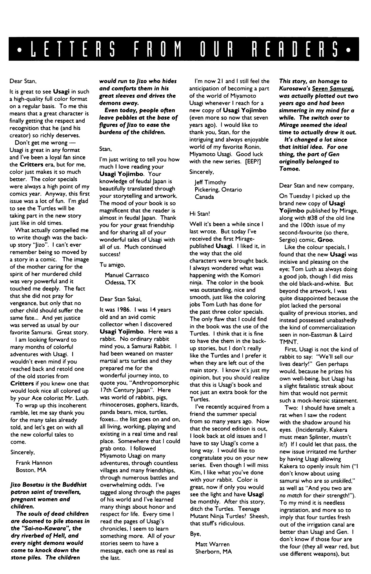 Read online Usagi Yojimbo (1993) comic -  Issue #3 - 32