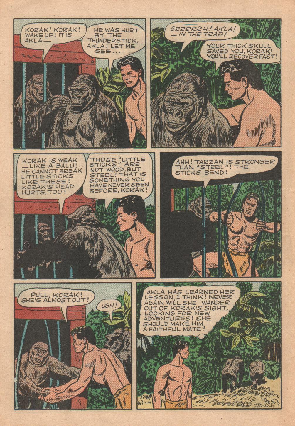 Read online Tarzan (1948) comic -  Issue #31 - 26