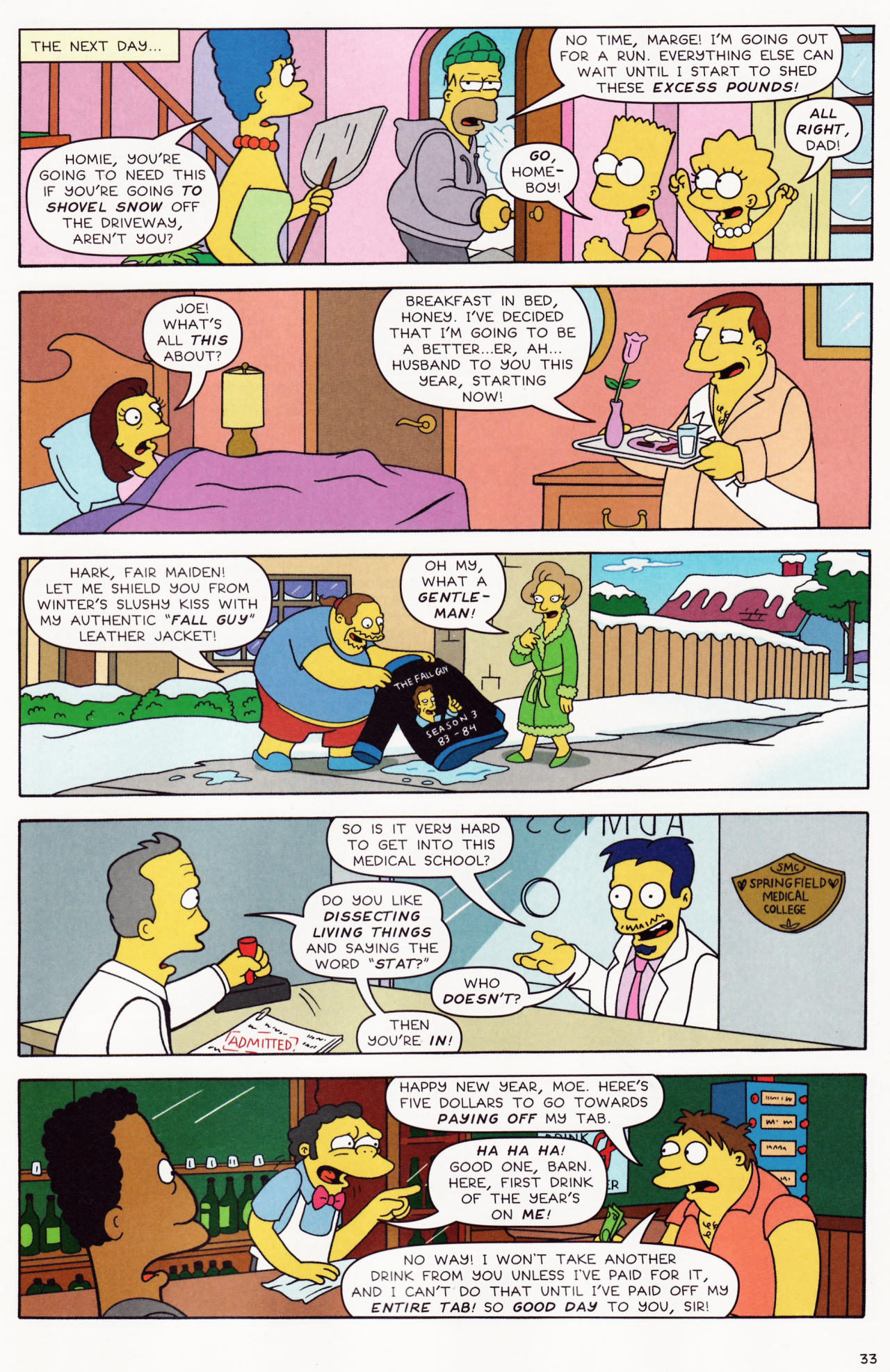 Read online The Simpsons Winter Wingding comic -  Issue #2 - 34
