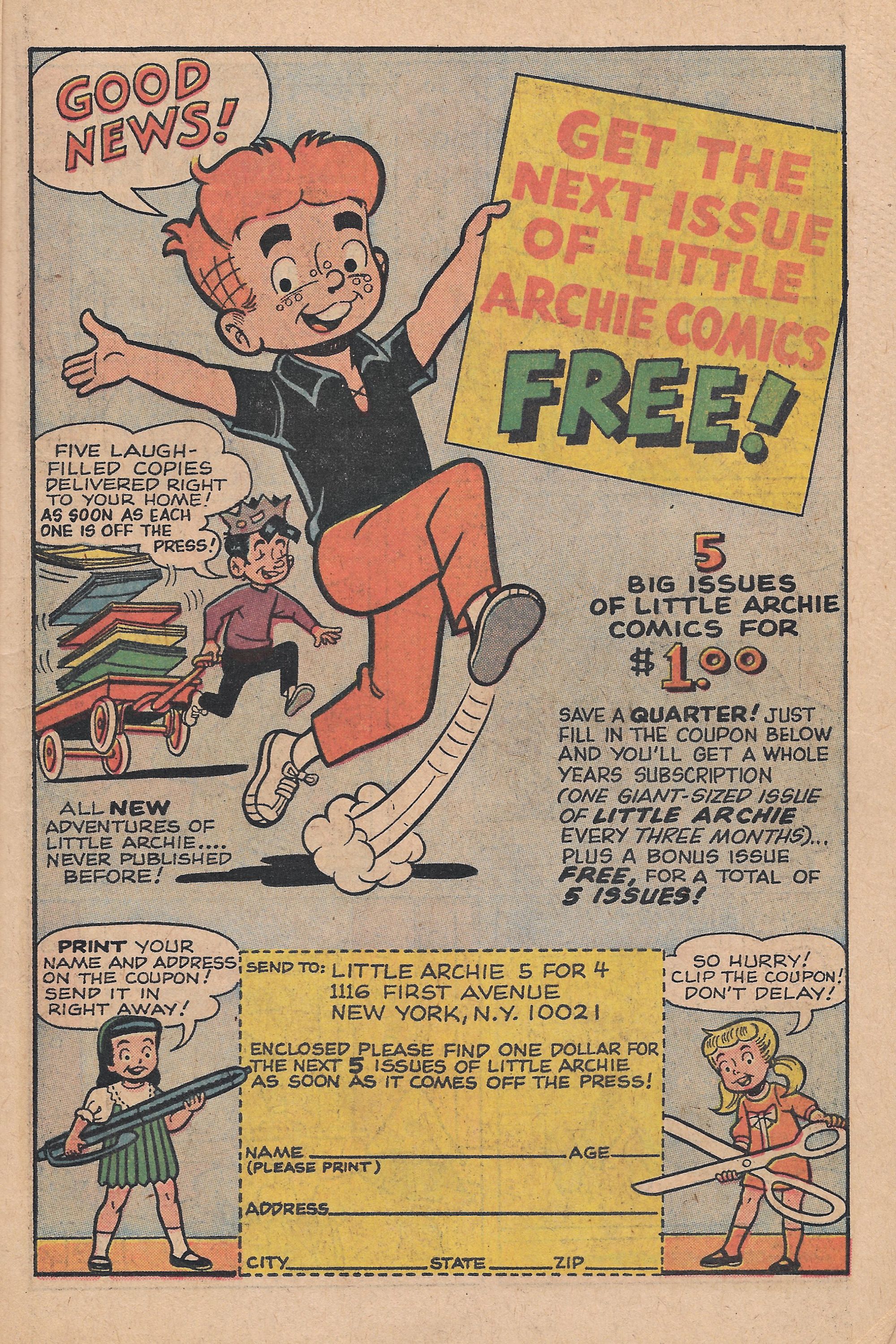 Read online The Adventures of Little Archie comic -  Issue #47 - 11