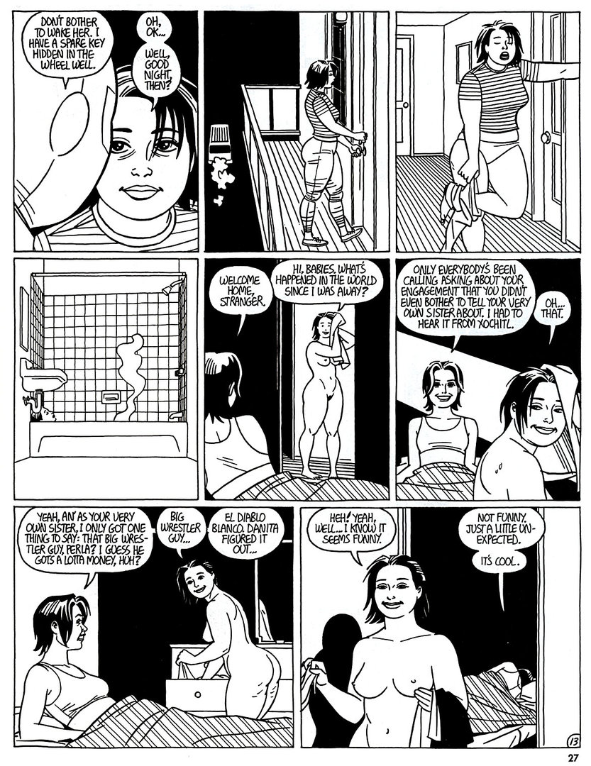 Read online Love and Rockets (1982) comic -  Issue #49 - 29