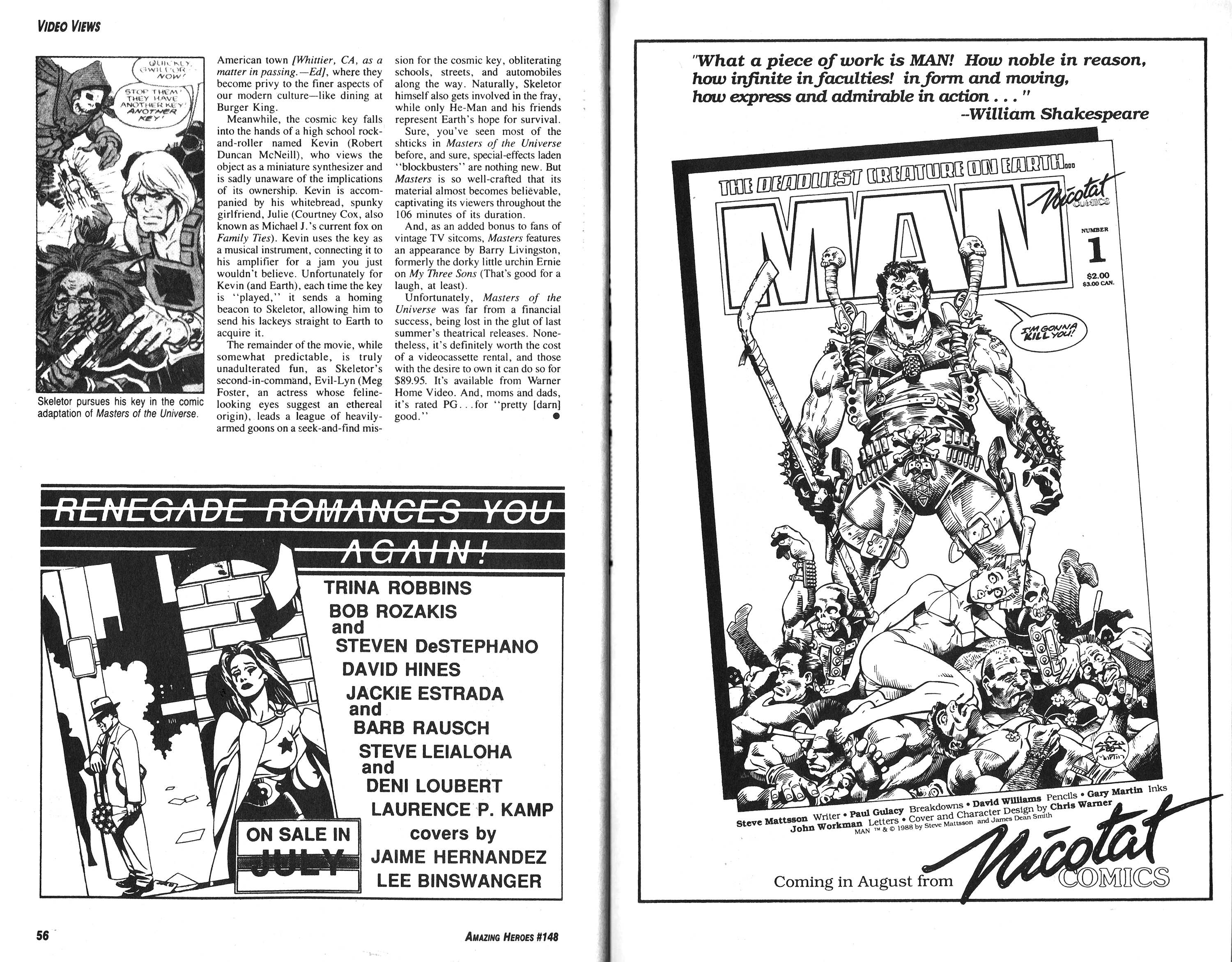 Read online Amazing Heroes comic -  Issue #148 - 29