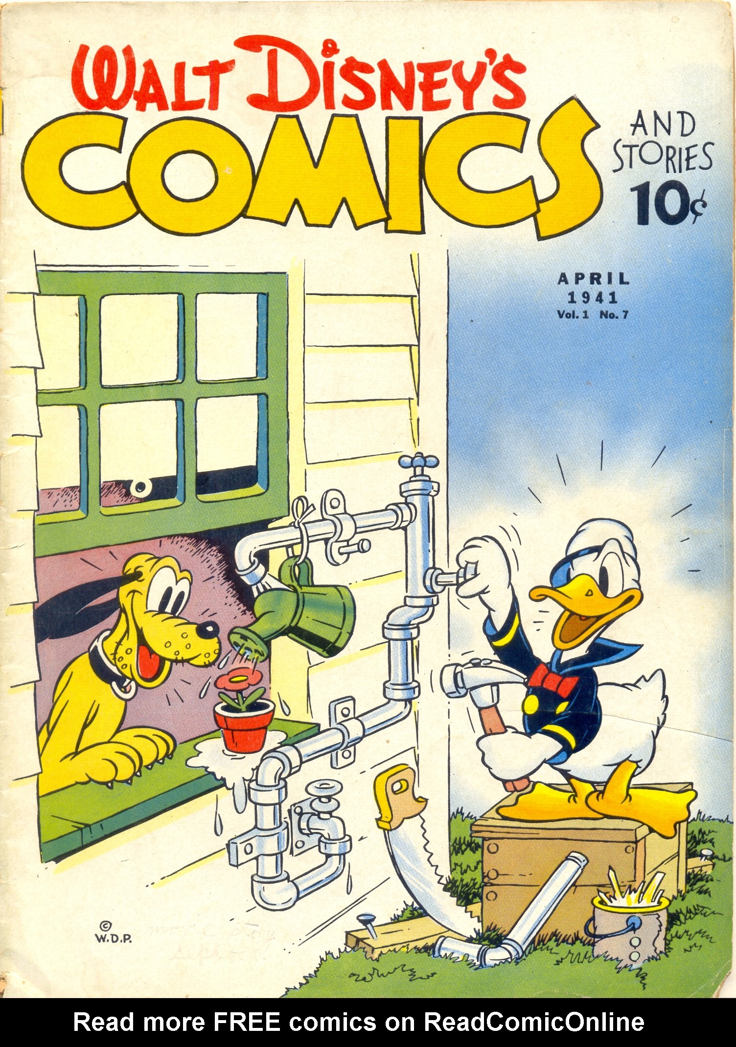 Read online Walt Disney's Comics and Stories comic -  Issue #7 - 1
