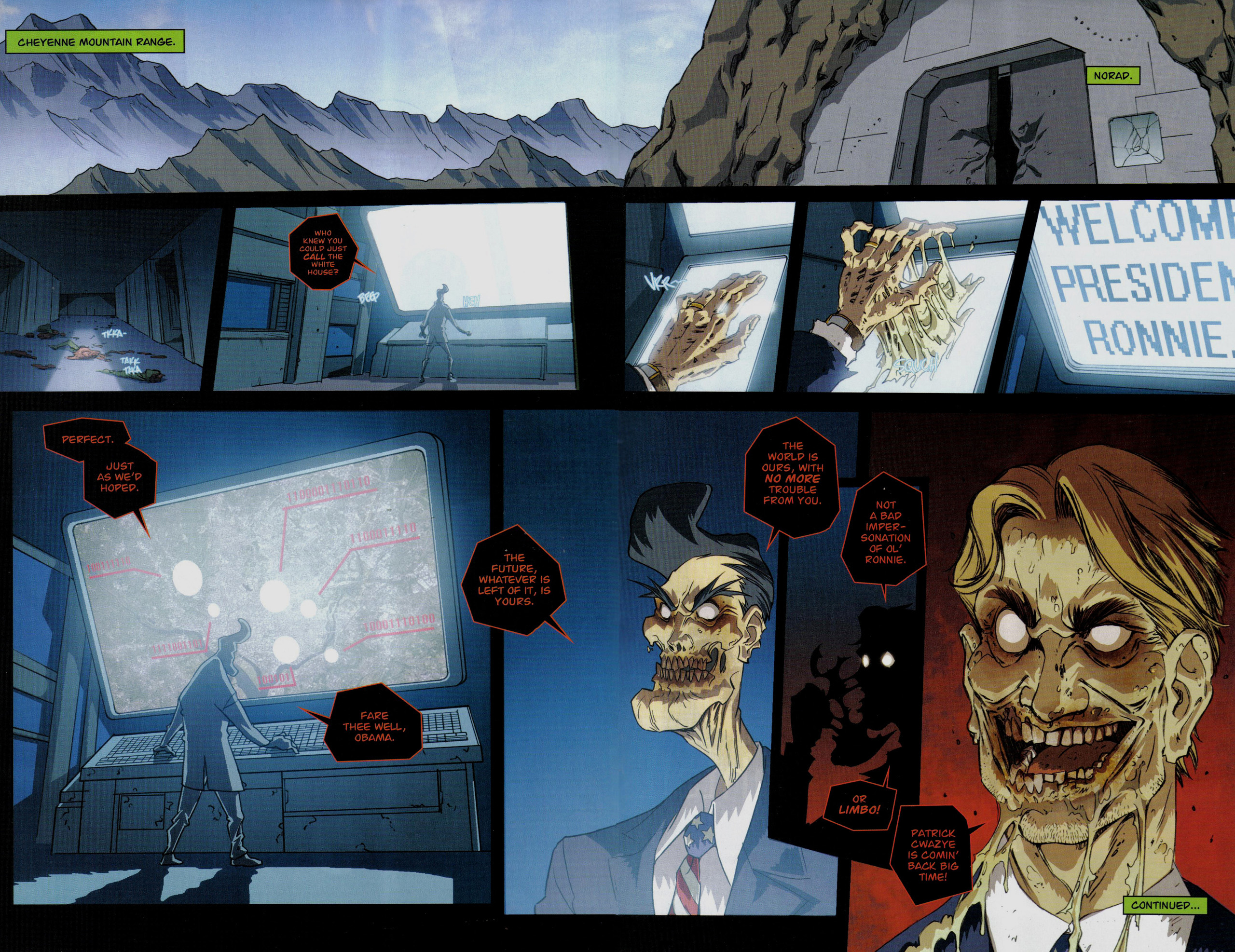 Read online President Evil comic -  Issue #3 - 21