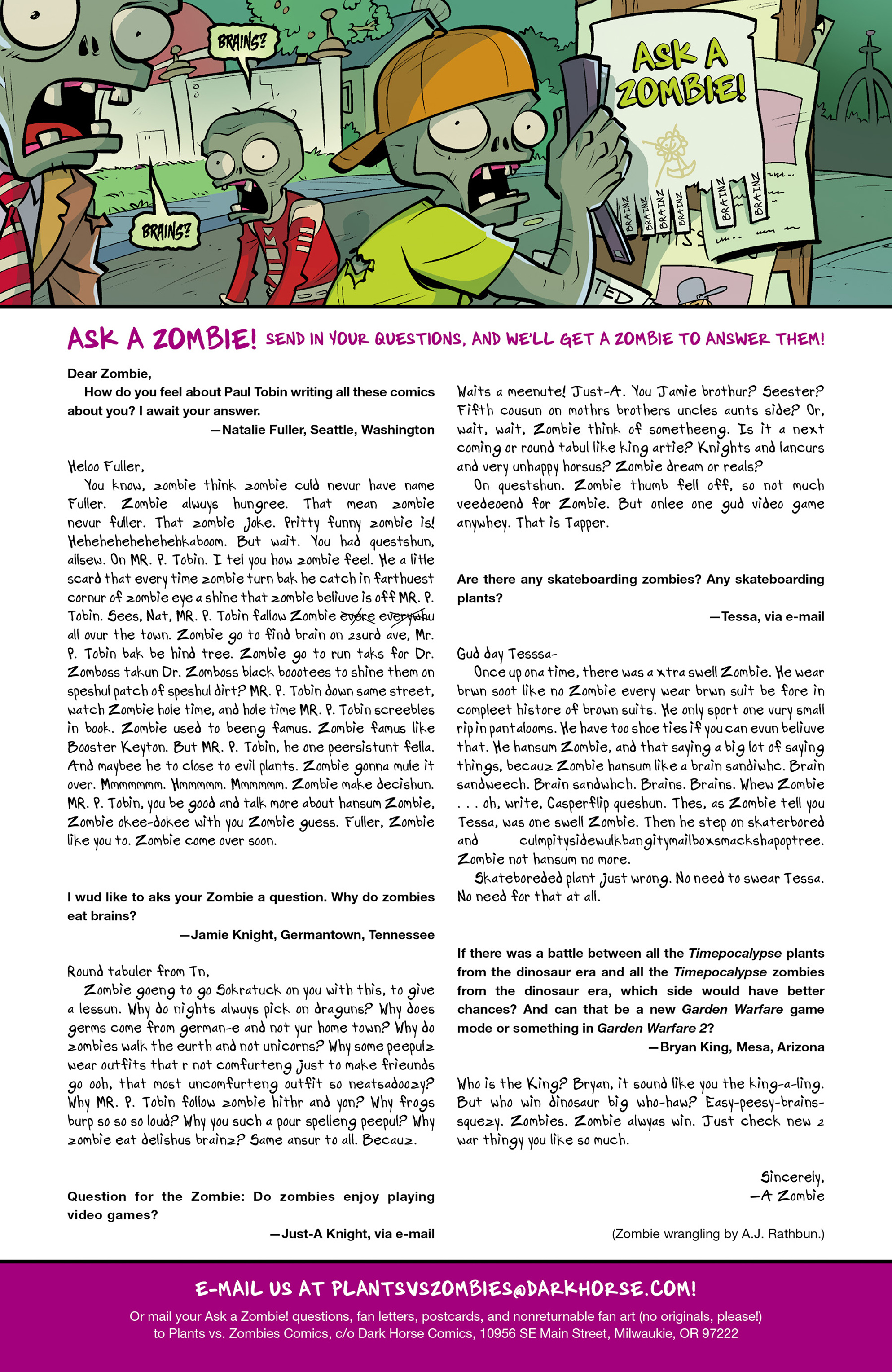 Read online Plants vs. Zombies: Grown Sweet Home comic -  Issue #5 - 27