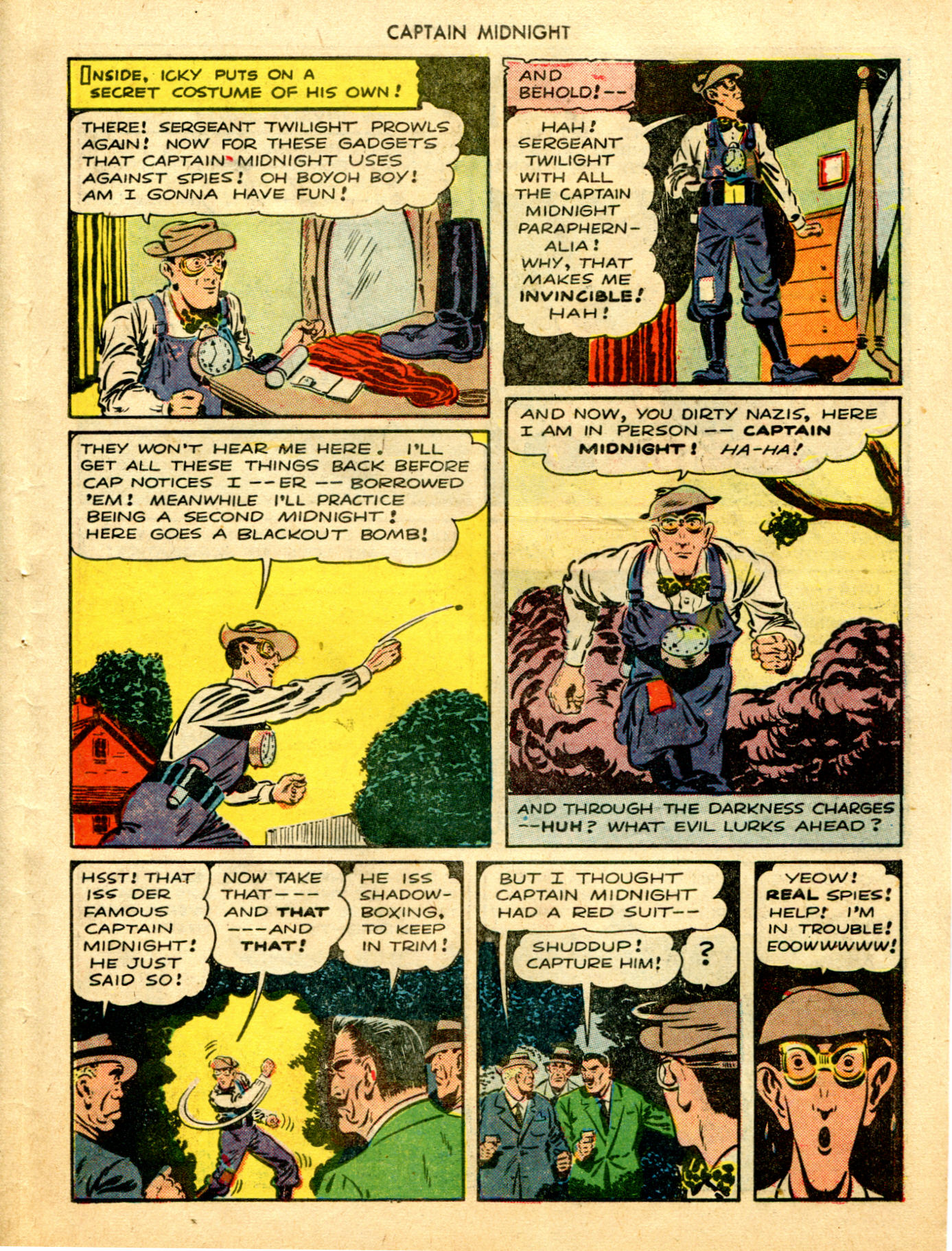 Read online Captain Midnight (1942) comic -  Issue #18 - 39