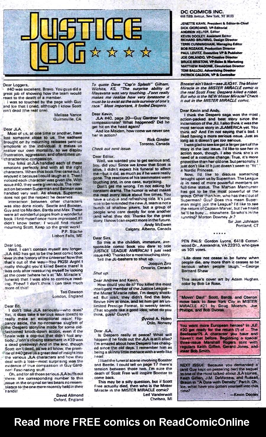 Read online Justice League America comic -  Issue #44 - 24