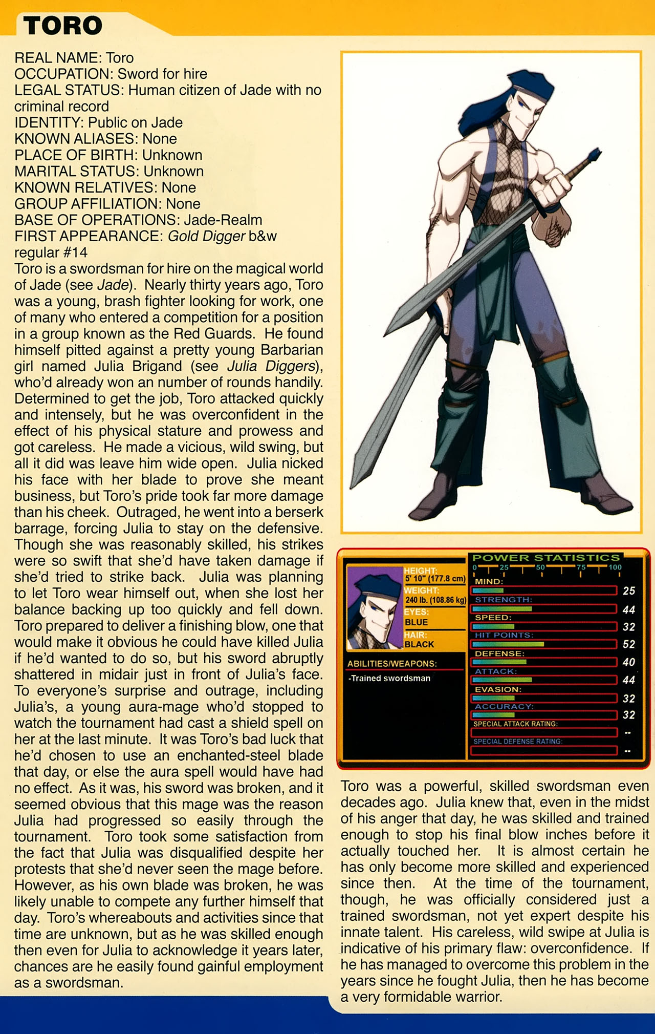 Read online Gold Digger Sourcebook: The Official Handbook of the GD Universe comic -  Issue #15 - 17