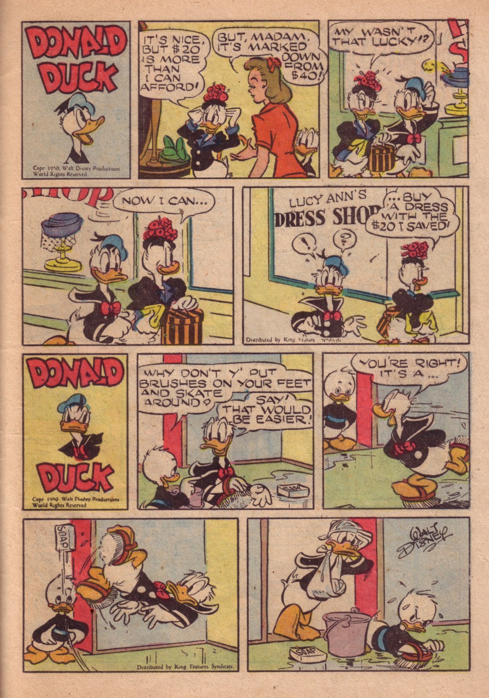 Read online Walt Disney's Comics and Stories comic -  Issue #153 - 37