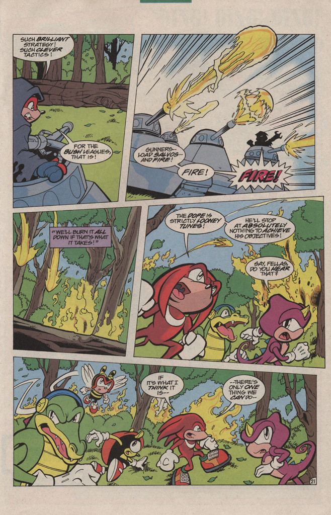 Read online Knuckles the Echidna comic -  Issue #2 - 29