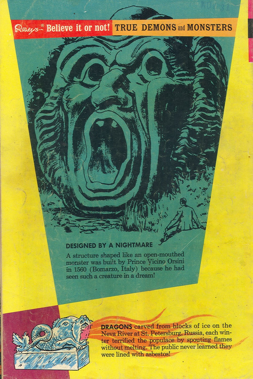 Read online Ripley's Believe it or Not! (1965) comic -  Issue #7 - 36