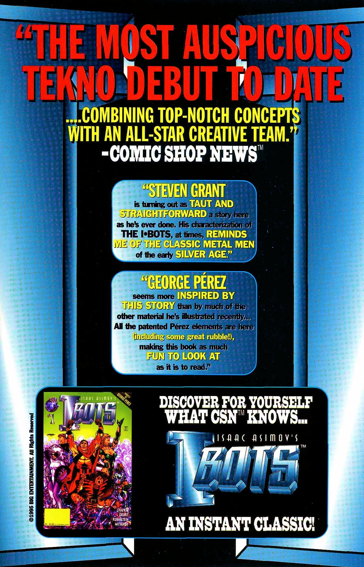 Read online Isaac Asimov's I-Bots comic -  Issue #1 - 34