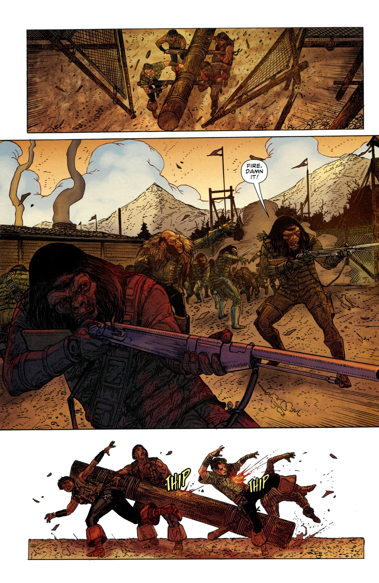 Read online Planet of the Apes (2011) comic -  Issue #16 - 9