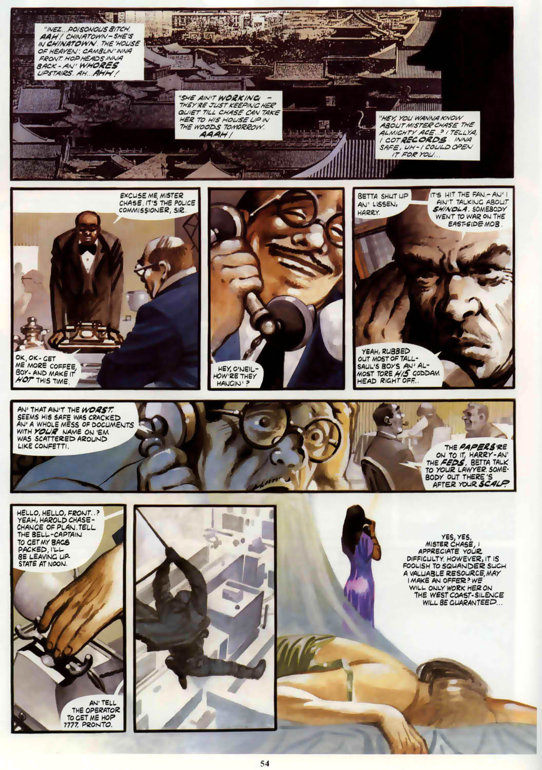 Read online Marvel Graphic Novel comic -  Issue #6 Night Raven - House of Cards - 53