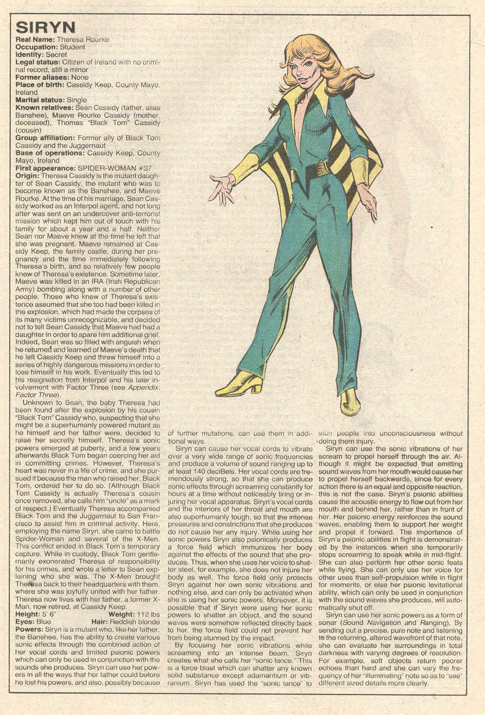 Read online The Official Handbook of the Marvel Universe comic -  Issue #10 - 14