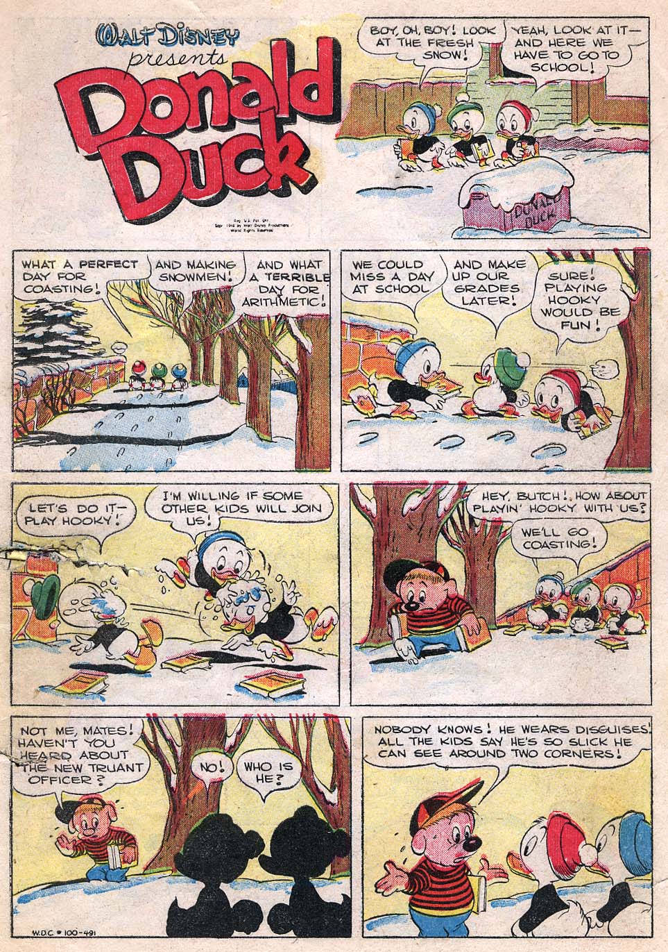 Read online Walt Disney's Comics and Stories comic -  Issue #100 - 3