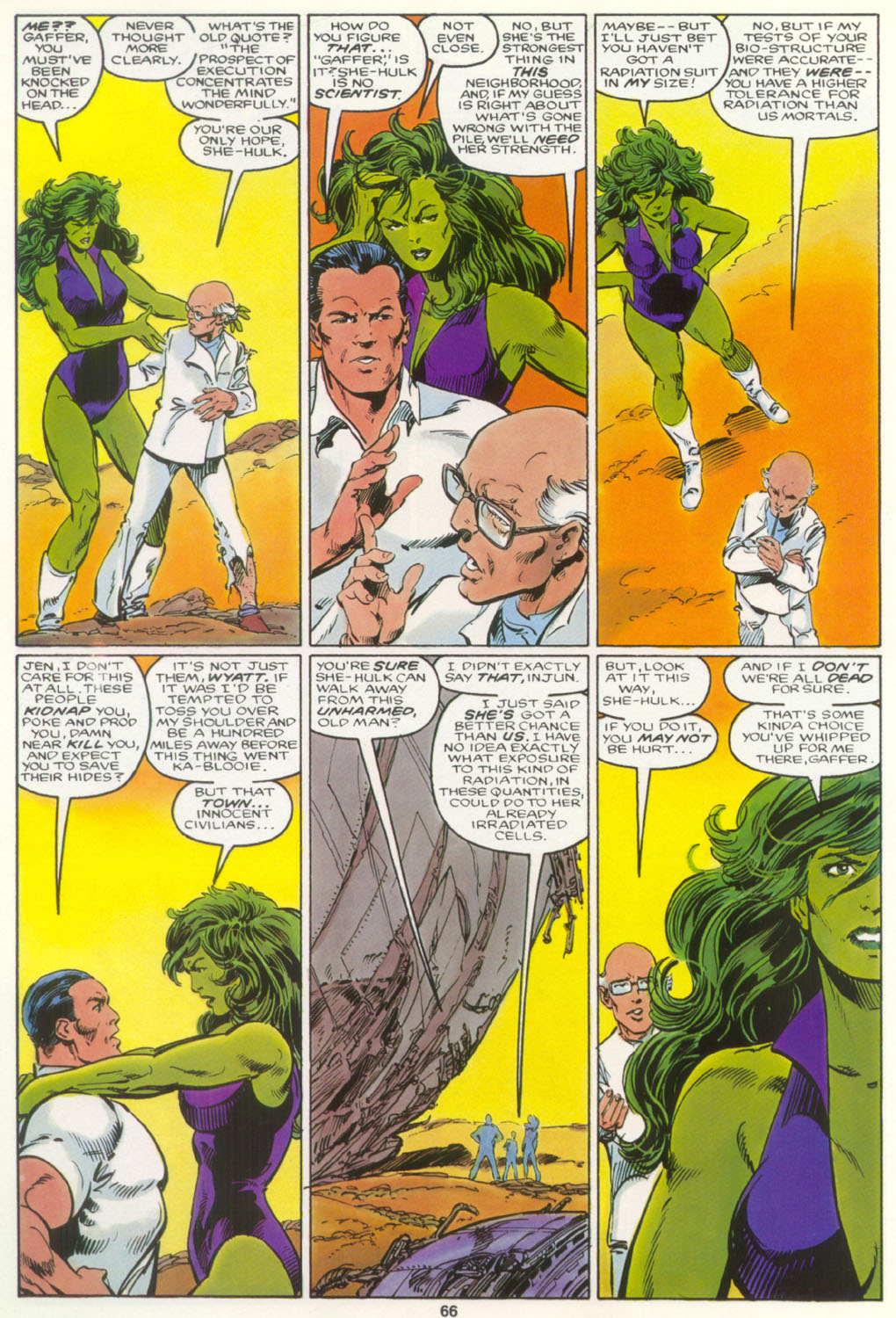 Read online Marvel Graphic Novel comic -  Issue #18 - The Sensational She-Hulk - 66