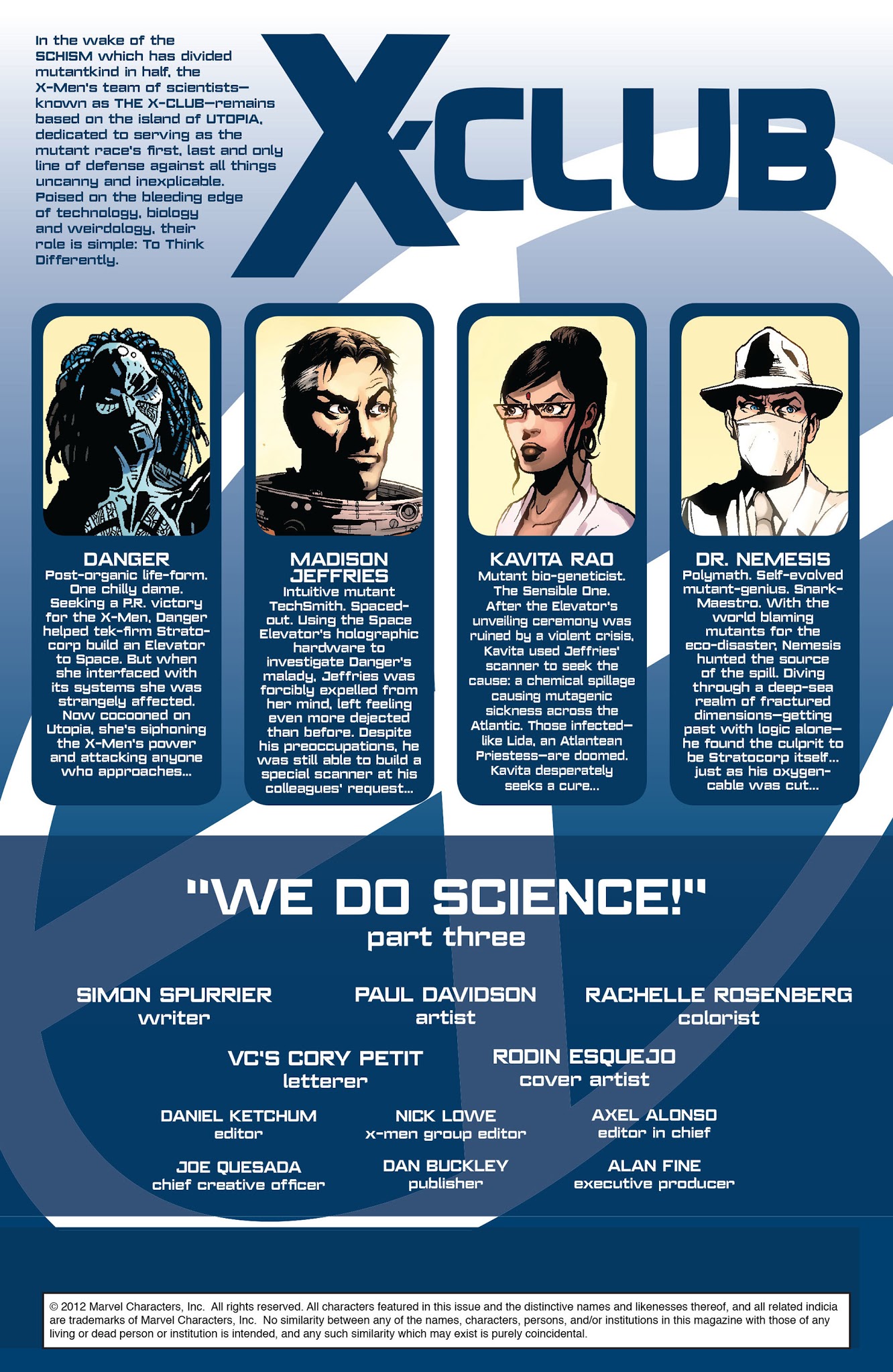 Read online X-Club comic -  Issue #3 - 2