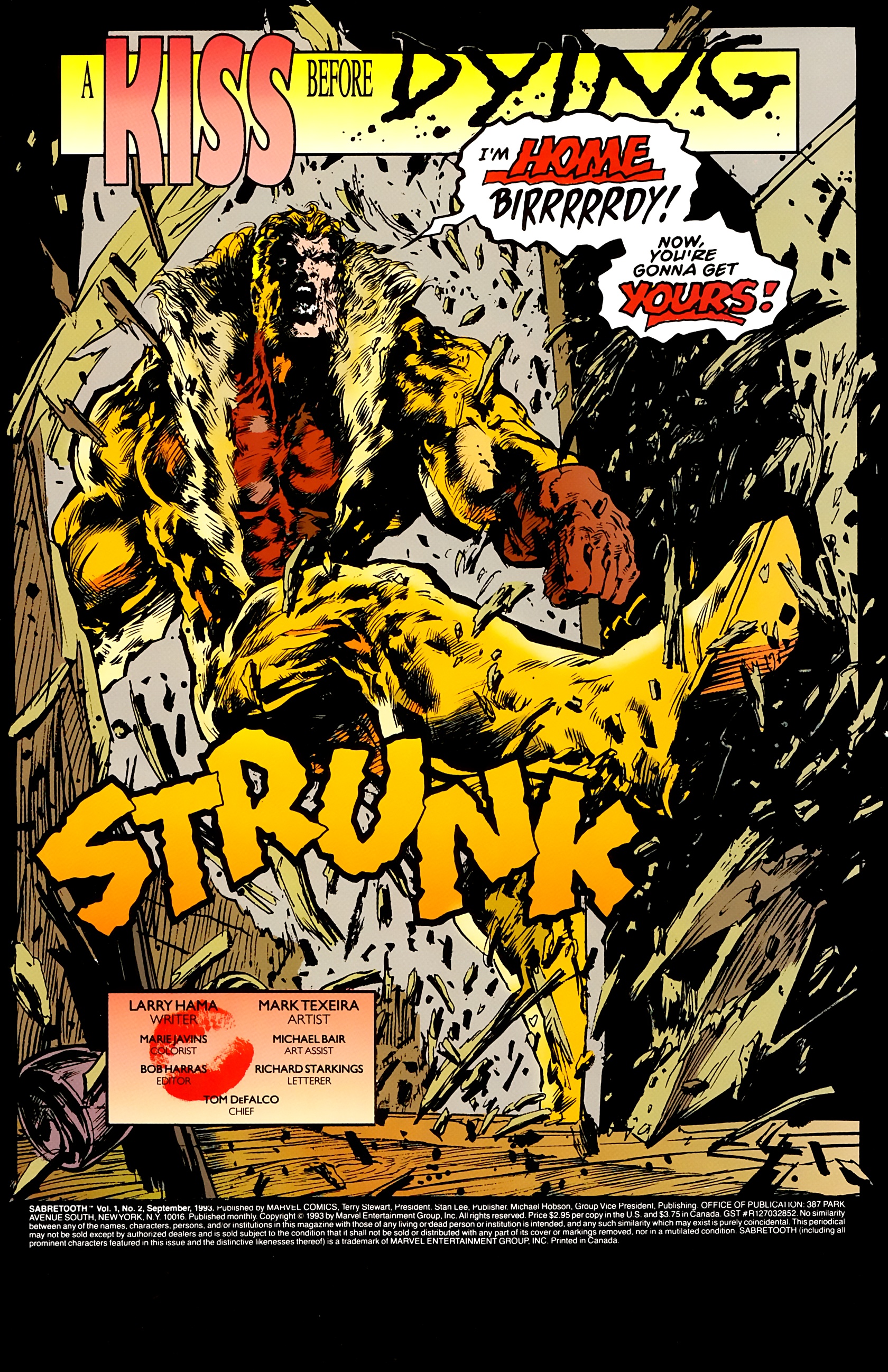 Read online Sabretooth comic -  Issue #2 - 2