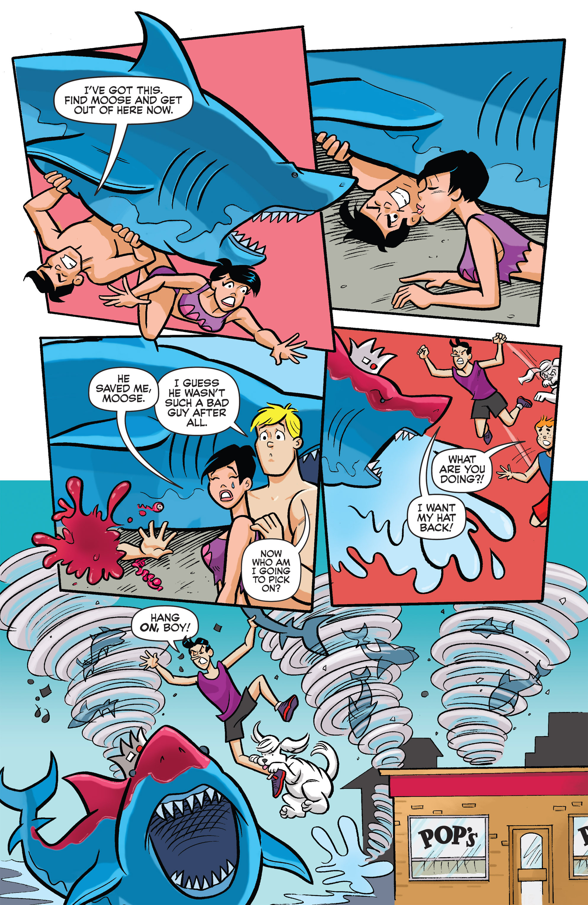 Read online Archie vs. Sharknado comic -  Issue #Archie vs. Sharknado Full - 34