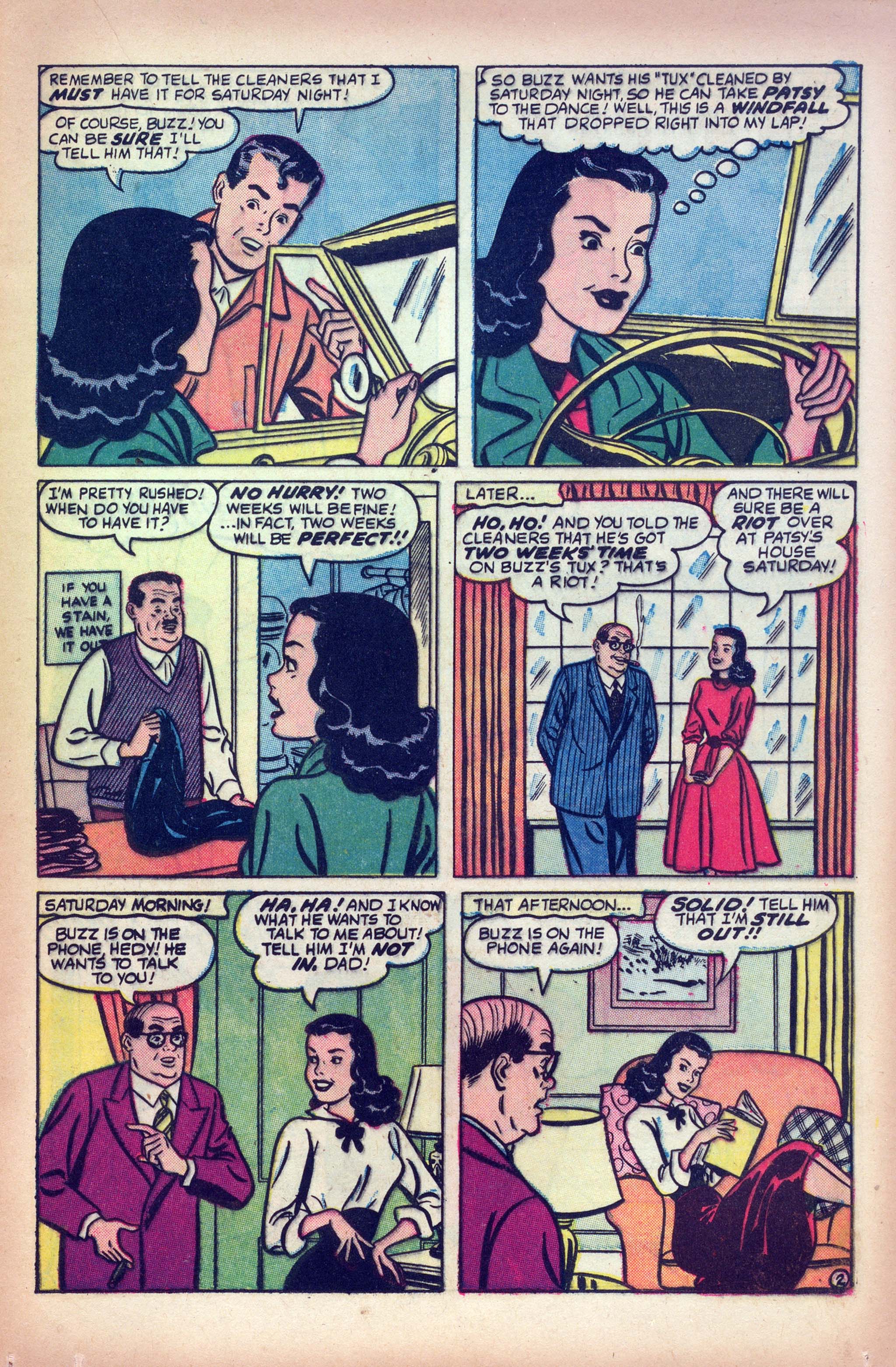 Read online Patsy and her Pals comic -  Issue #13 - 13