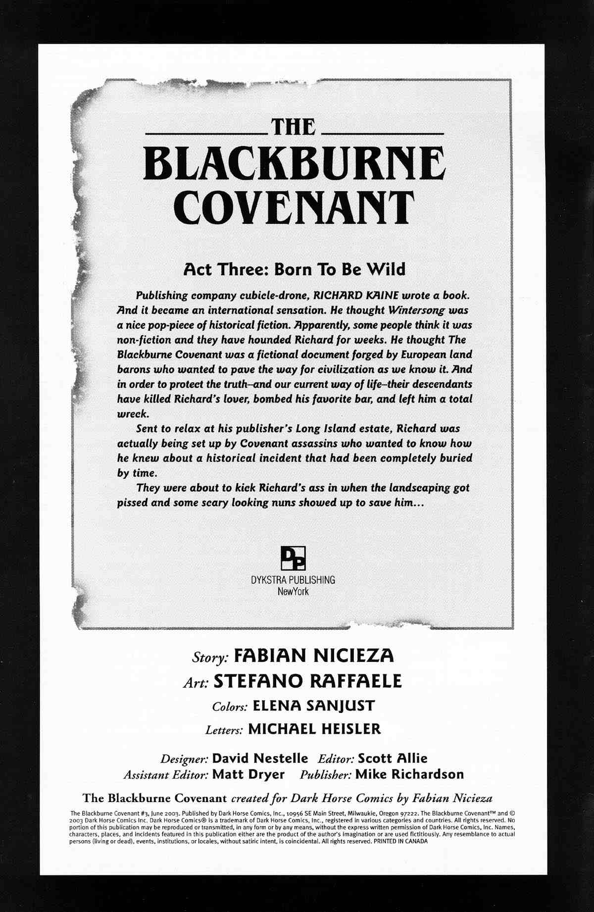 Read online The Blackburne Covenant comic -  Issue #3 - 2