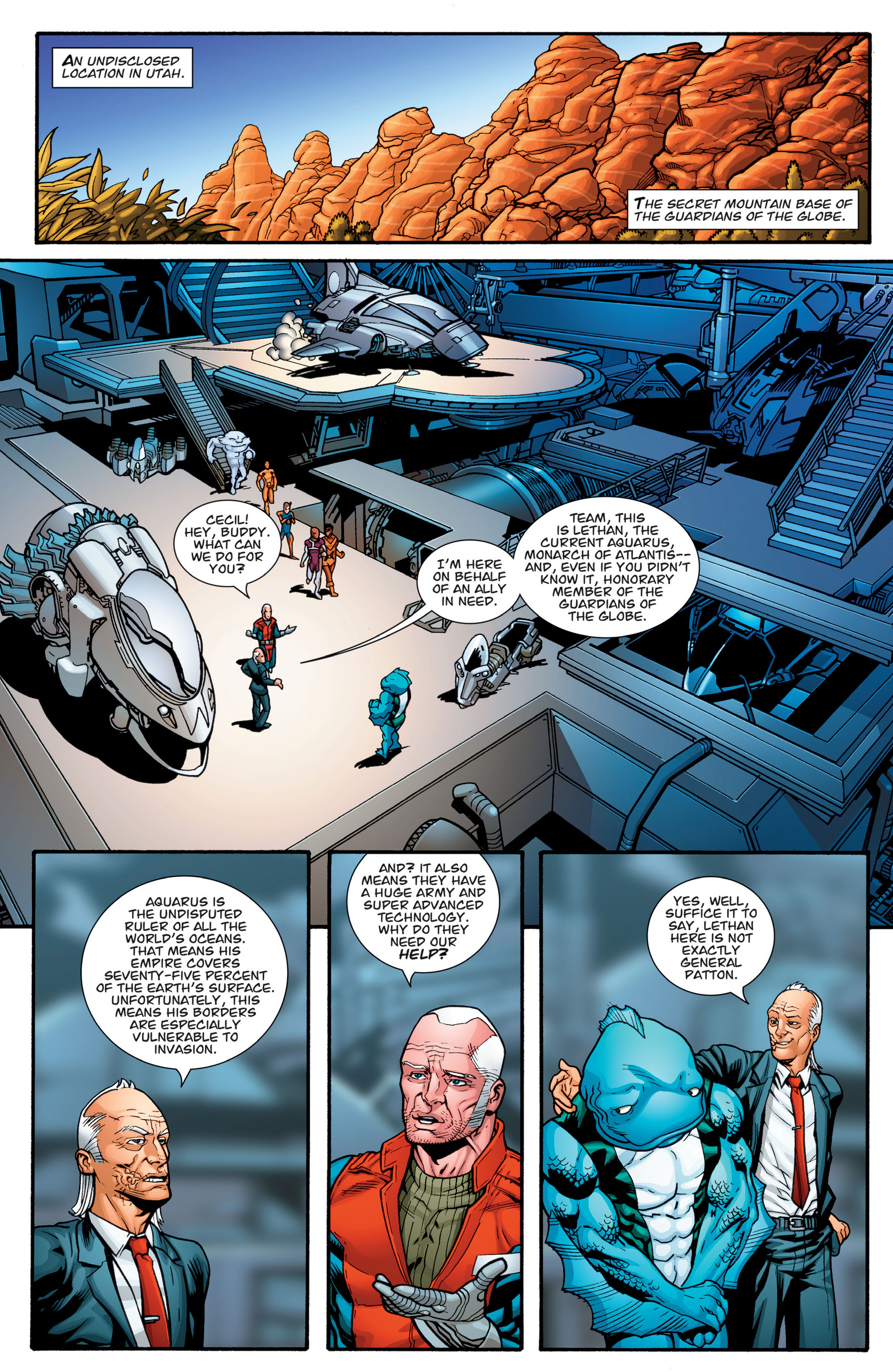Read online Guarding the Globe (2010) comic -  Issue #2 - 8