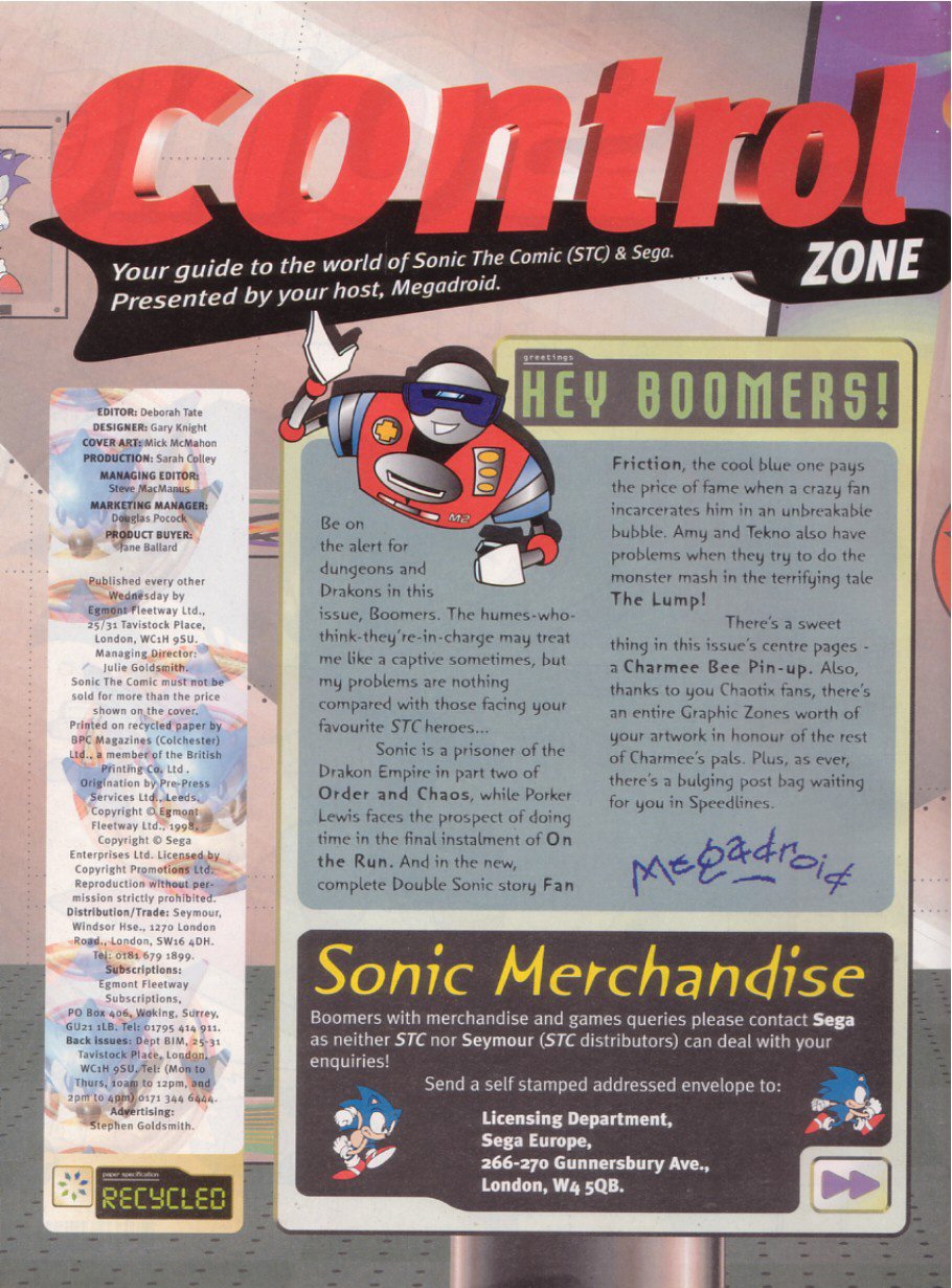 Read online Sonic the Comic comic -  Issue #124 - 2