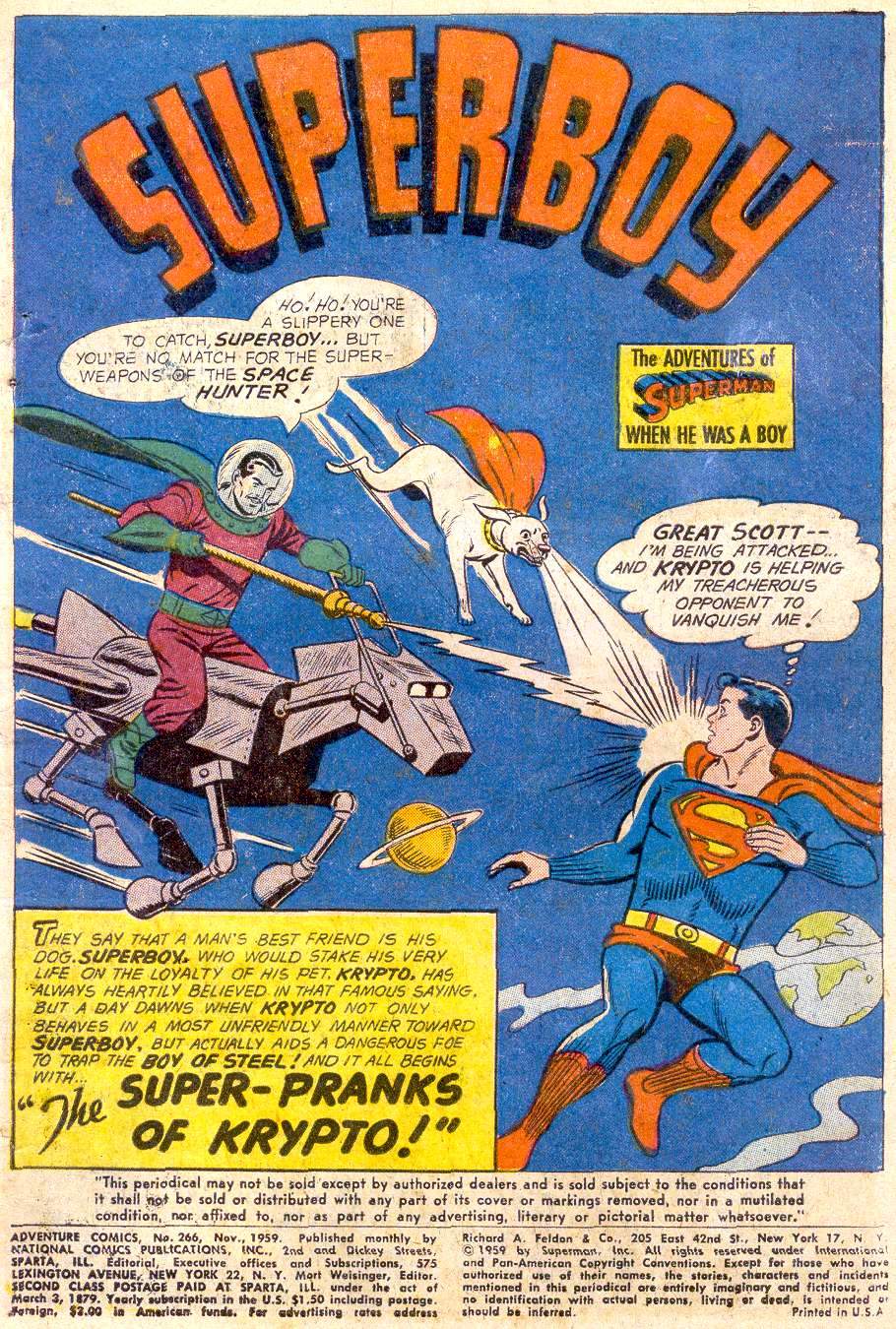 Read online Adventure Comics (1938) comic -  Issue #266 - 3
