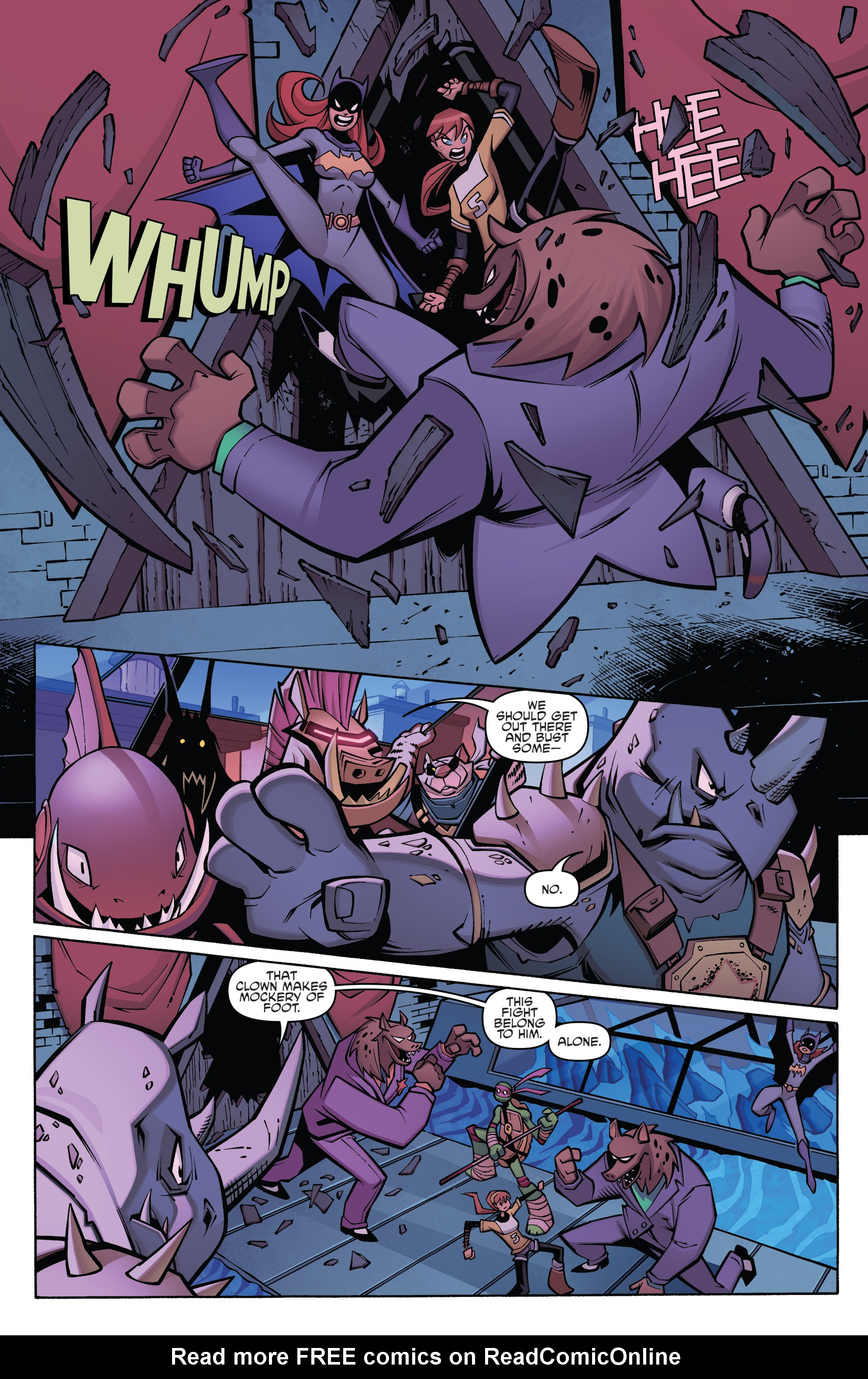 Read online Batman/Teenage Mutant Ninja Turtles Adventure comic -  Issue #4 - 15