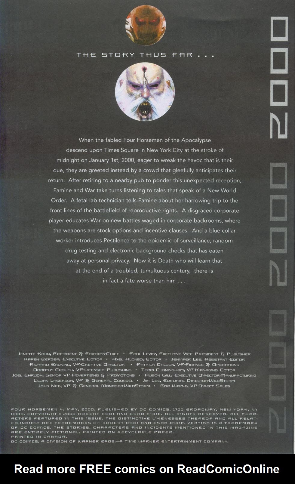 Read online Four Horsemen comic -  Issue #4 - 3